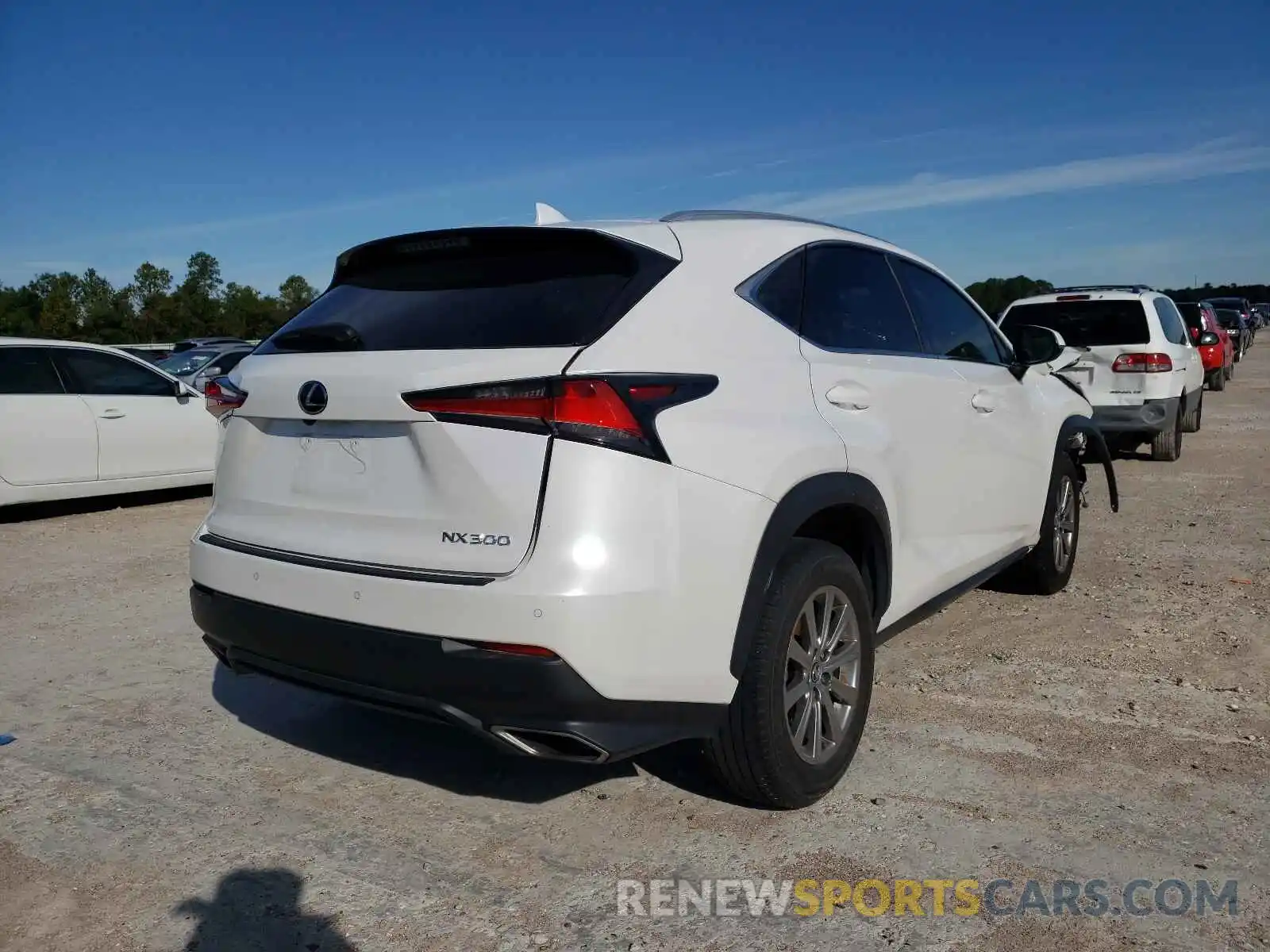 4 Фотография поврежденного автомобиля JTJYARBZ9K2125258 LEXUS NX 2019