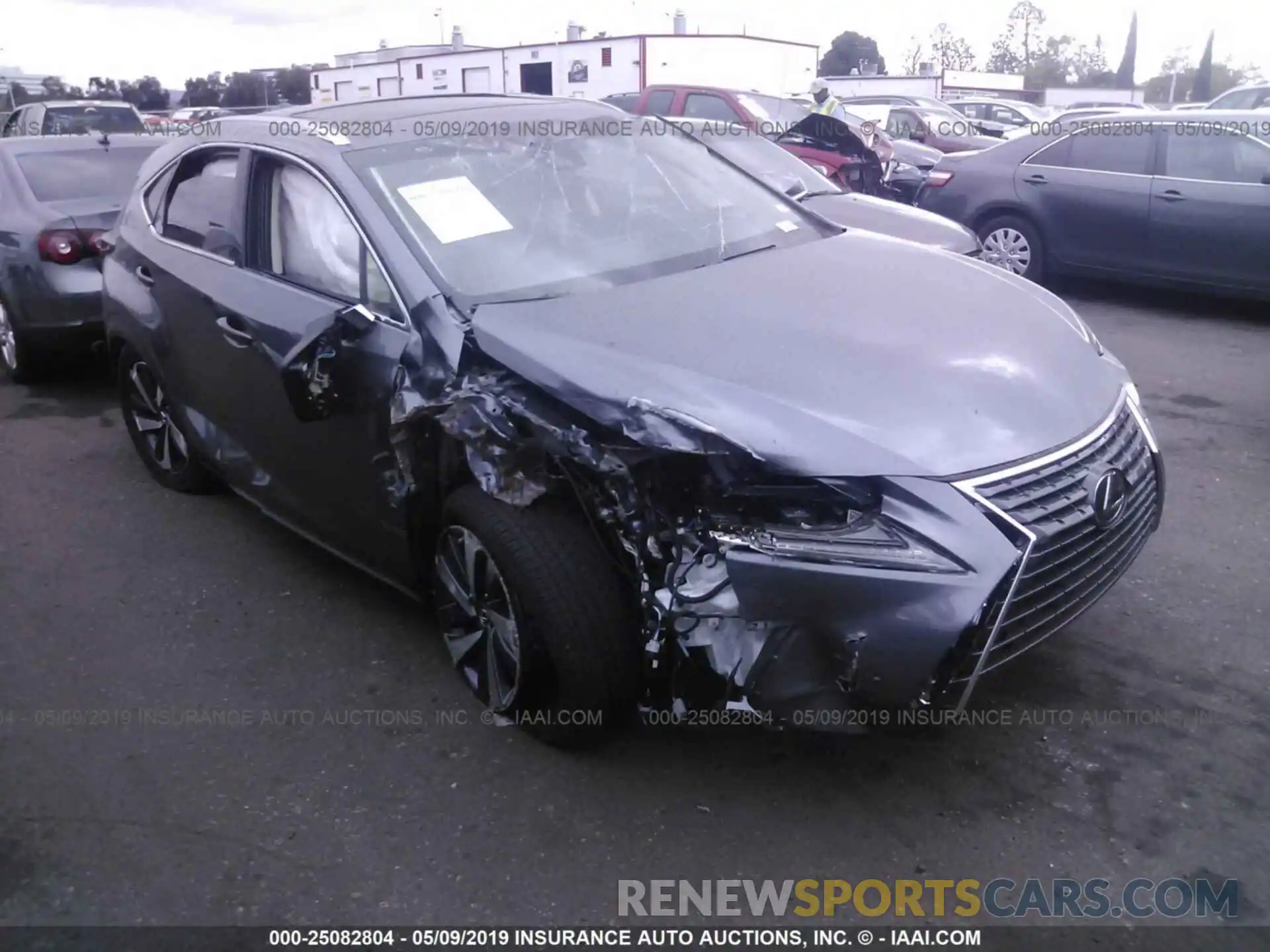 1 Photograph of a damaged car JTJYARBZ9K2125647 LEXUS NX 2019