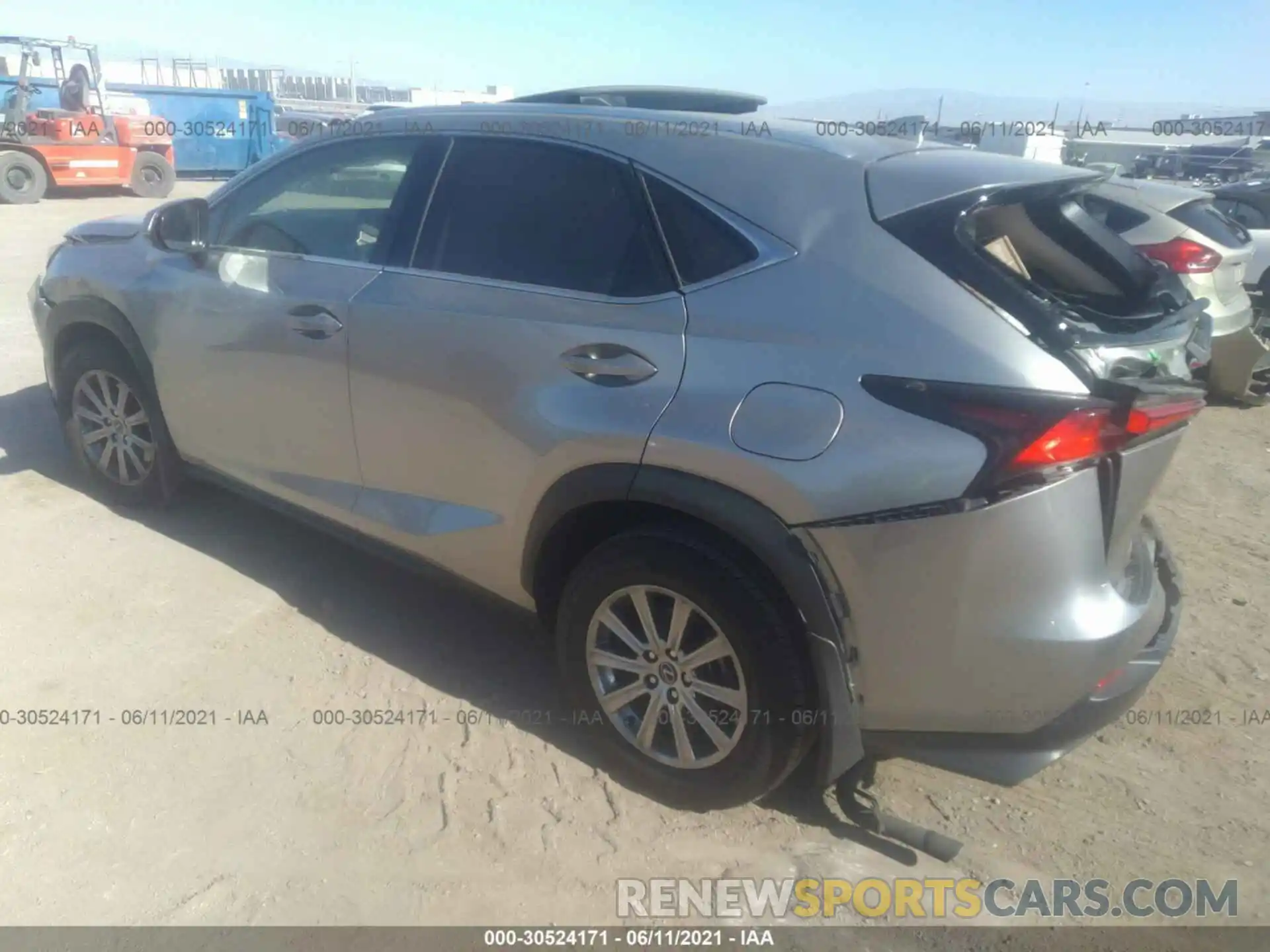 3 Photograph of a damaged car JTJYARBZ9K2129116 LEXUS NX 2019