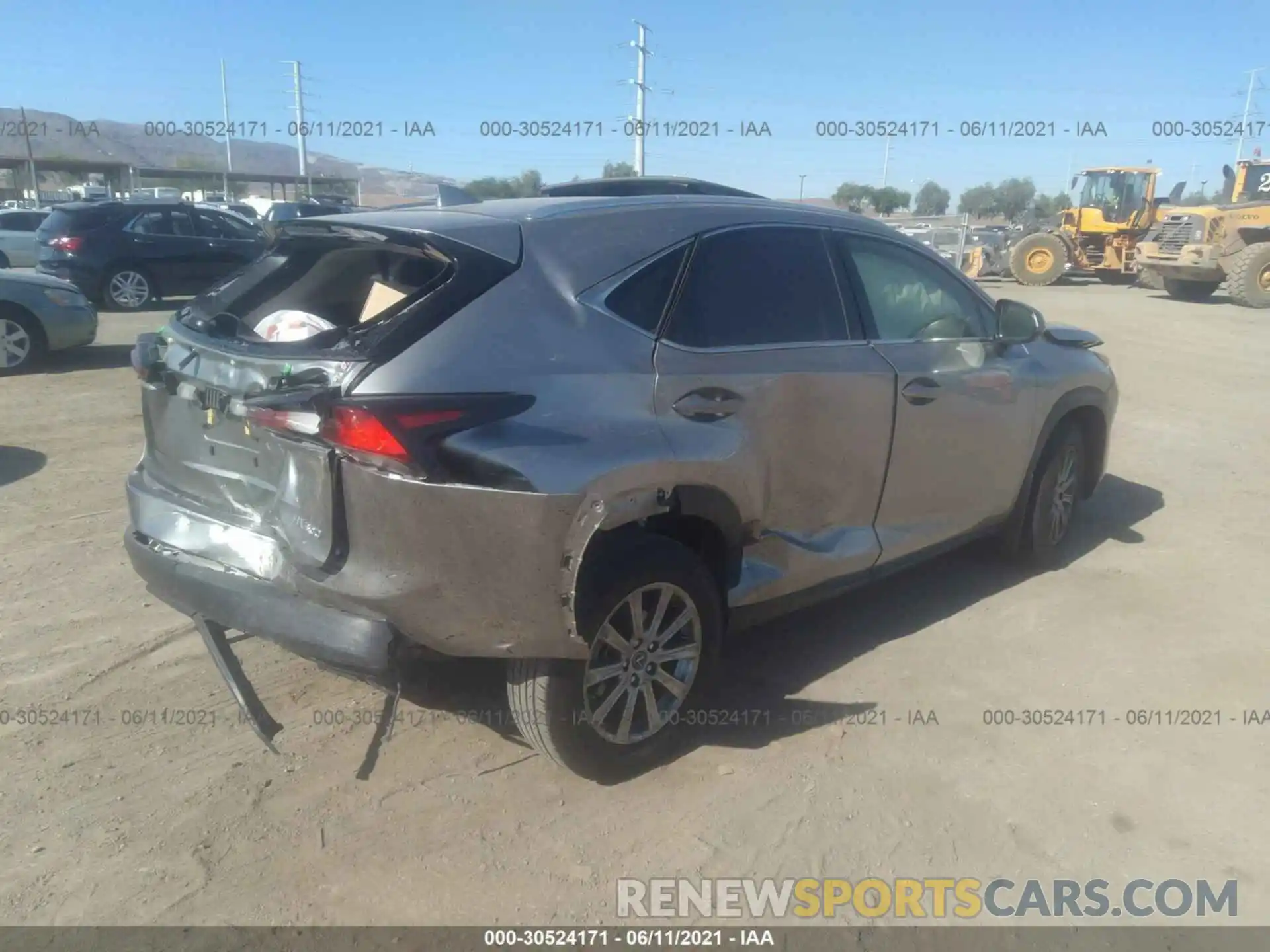 4 Фотография поврежденного автомобиля JTJYARBZ9K2129116 LEXUS NX 2019