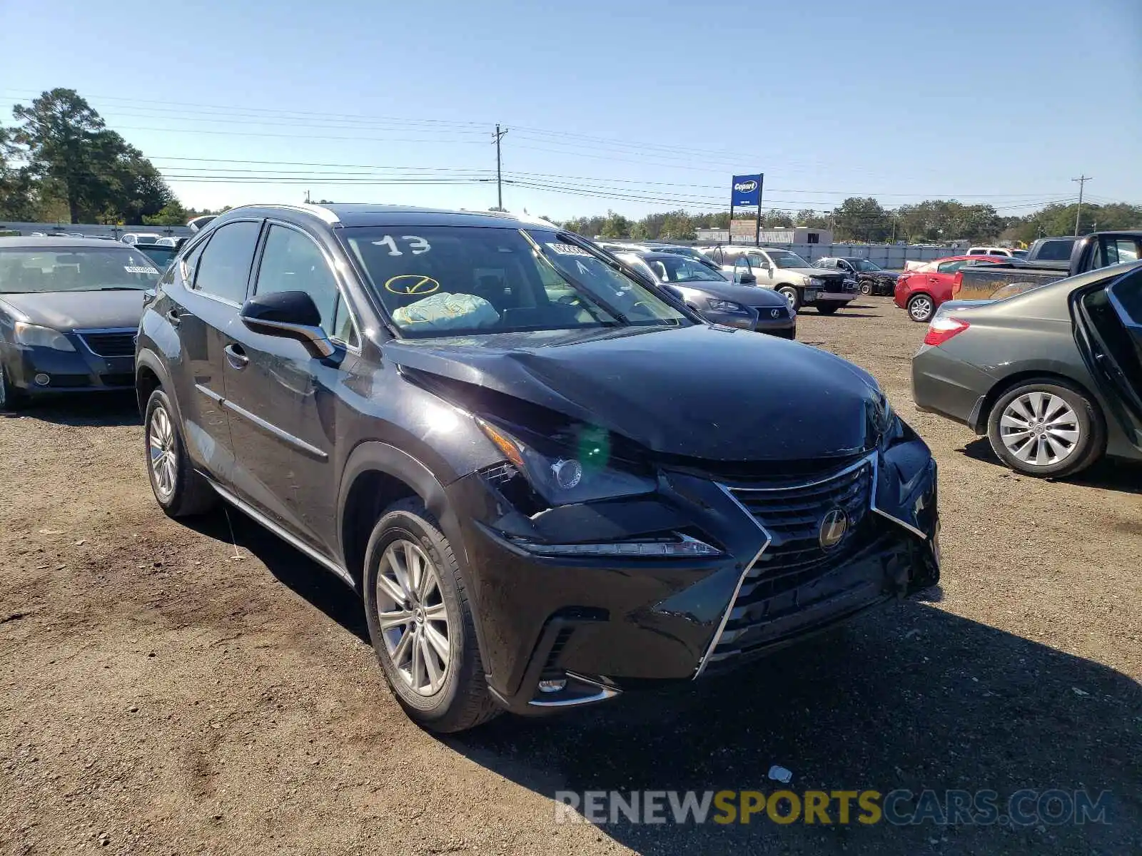 1 Photograph of a damaged car JTJYARBZ9K2129178 LEXUS NX 2019