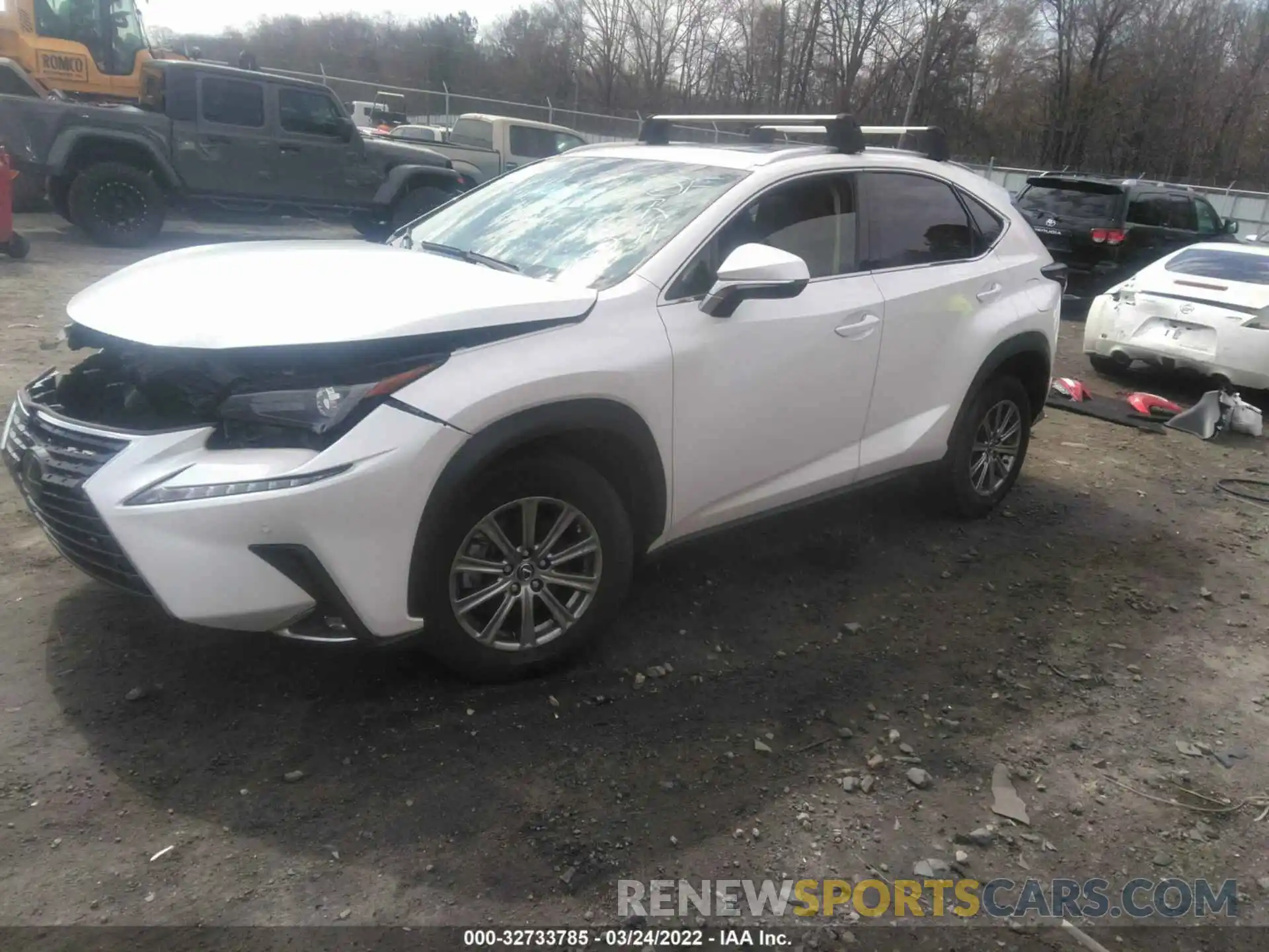 2 Фотография поврежденного автомобиля JTJYARBZ9K2129665 LEXUS NX 2019