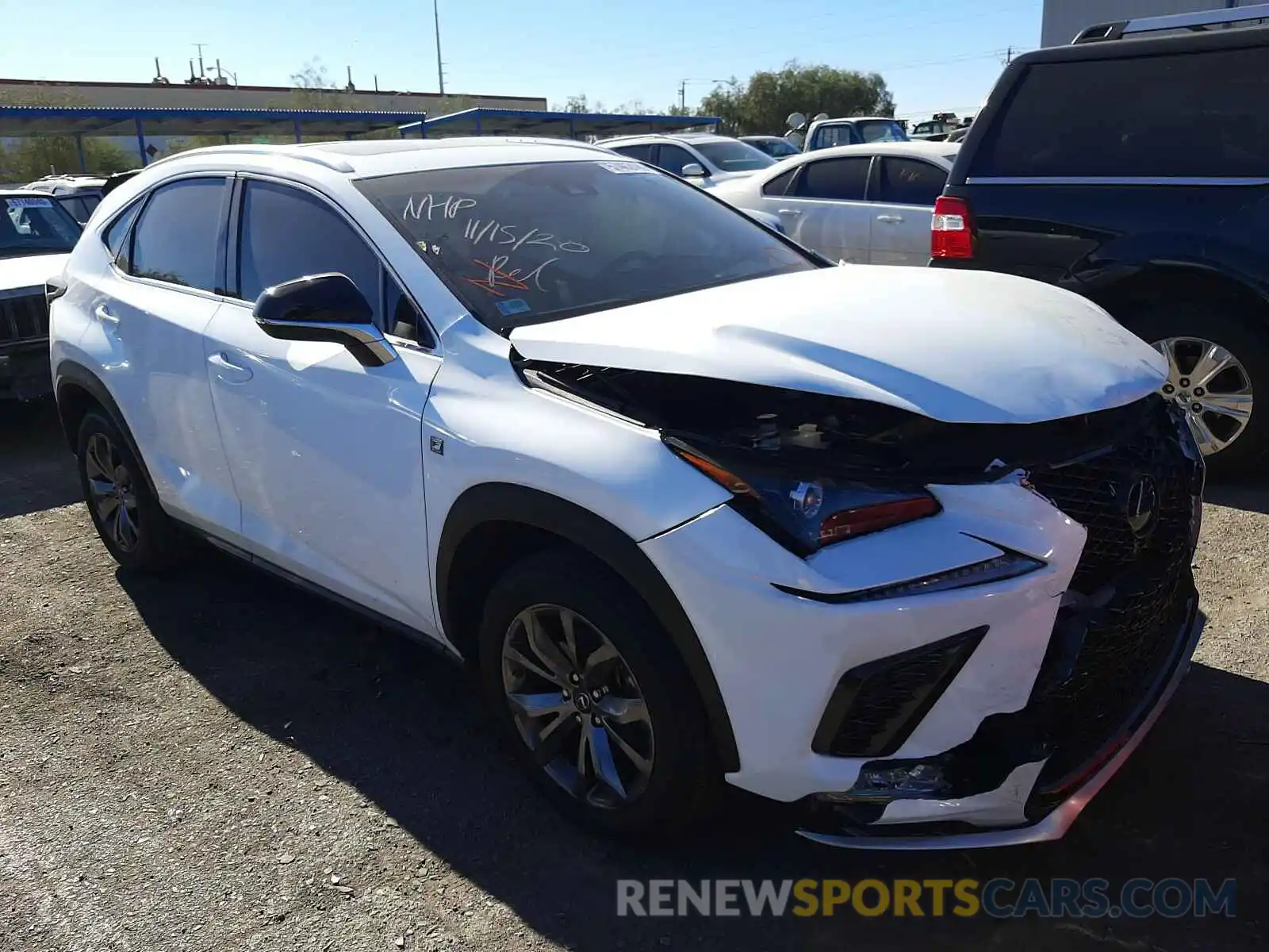 1 Photograph of a damaged car JTJYARBZ9K2129861 LEXUS NX 2019