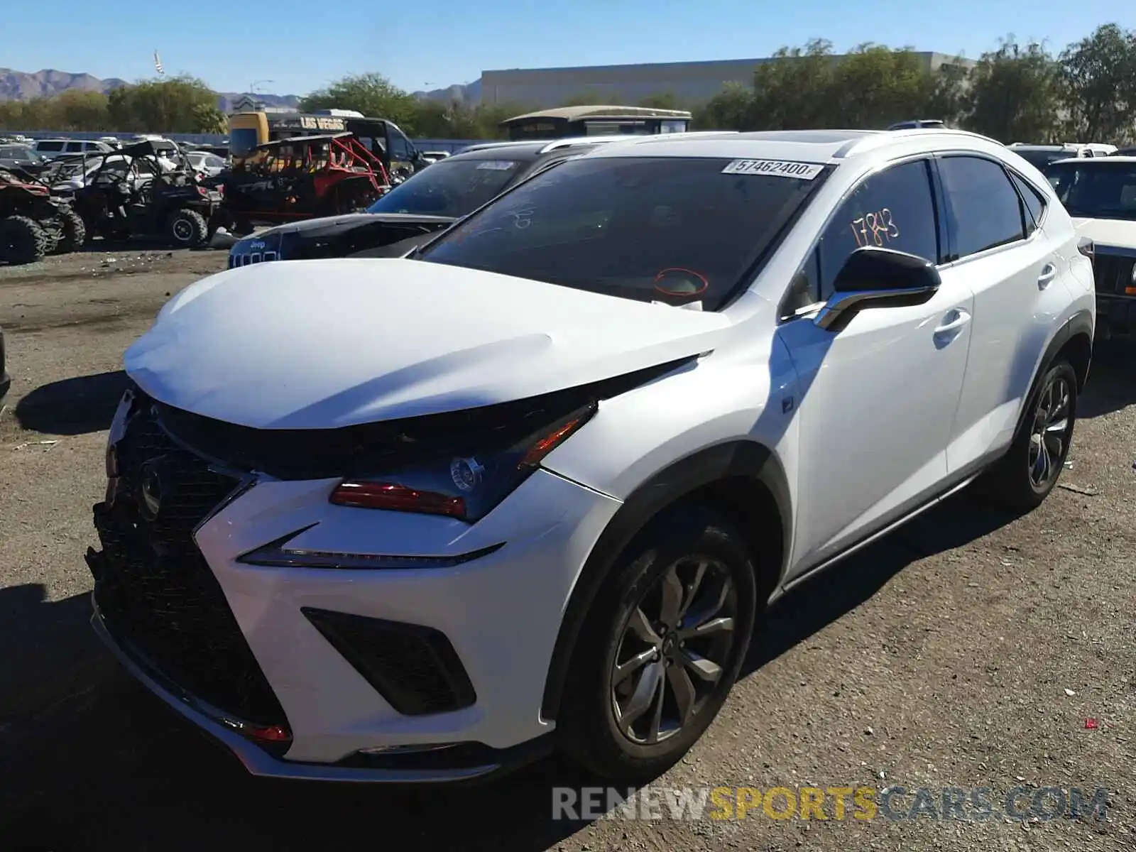 2 Photograph of a damaged car JTJYARBZ9K2129861 LEXUS NX 2019