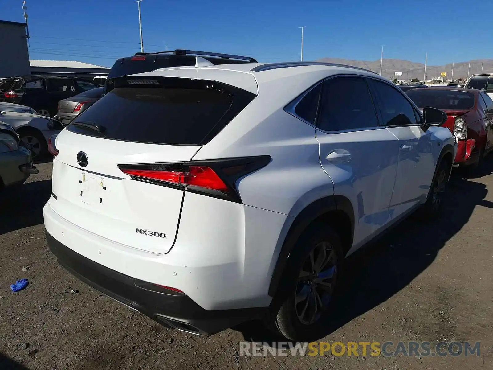 4 Фотография поврежденного автомобиля JTJYARBZ9K2129861 LEXUS NX 2019