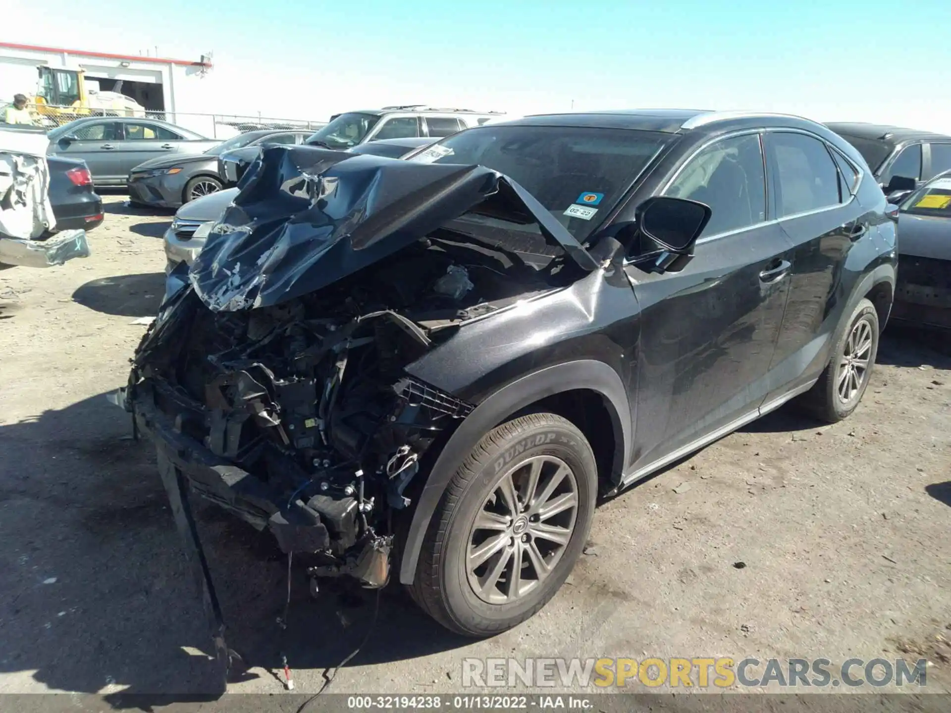 2 Фотография поврежденного автомобиля JTJYARBZ9K2129875 LEXUS NX 2019