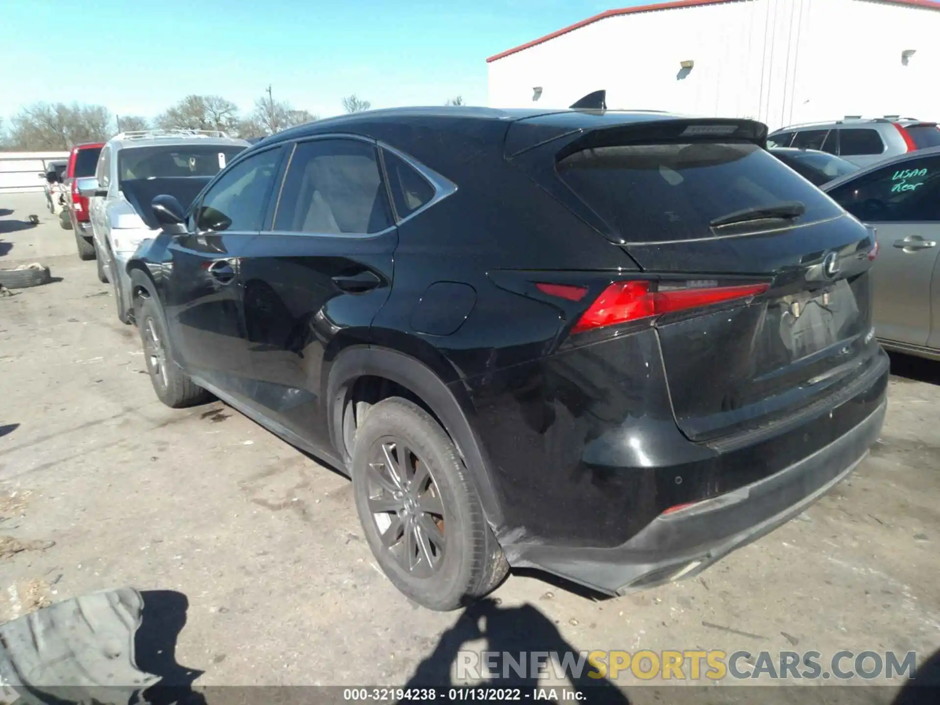 3 Фотография поврежденного автомобиля JTJYARBZ9K2129875 LEXUS NX 2019