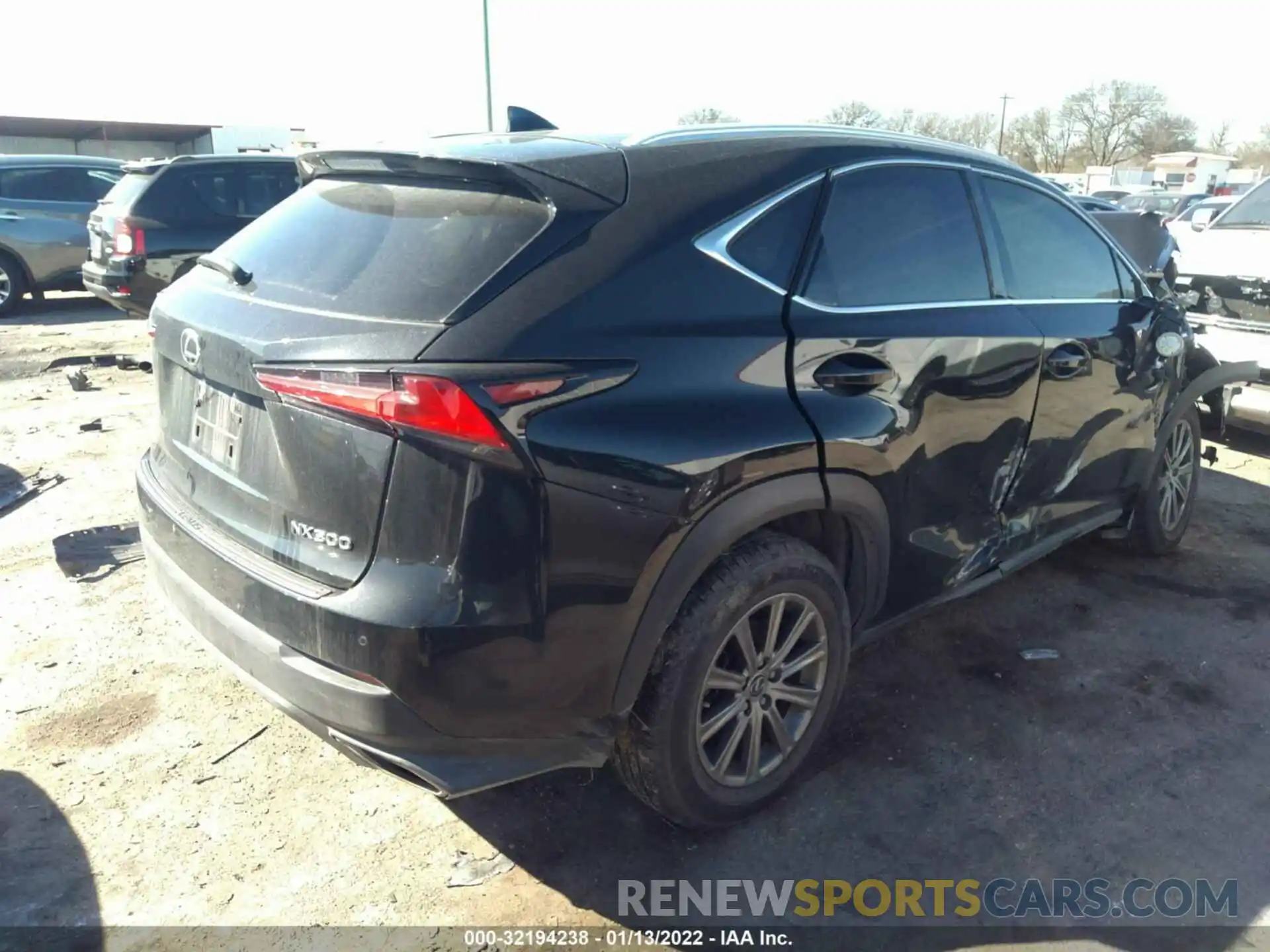 4 Фотография поврежденного автомобиля JTJYARBZ9K2129875 LEXUS NX 2019