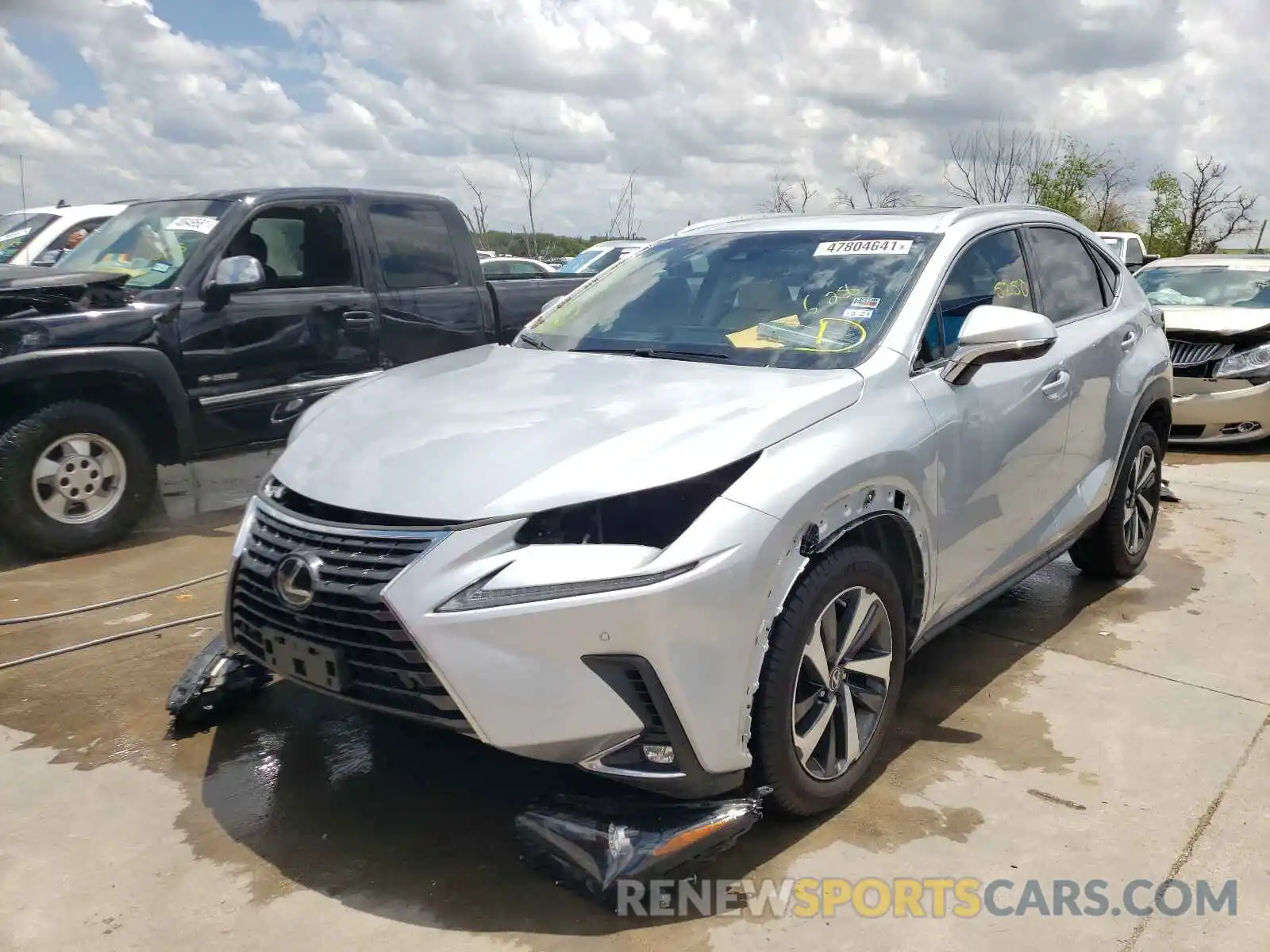 2 Photograph of a damaged car JTJYARBZ9K2130086 LEXUS NX 2019