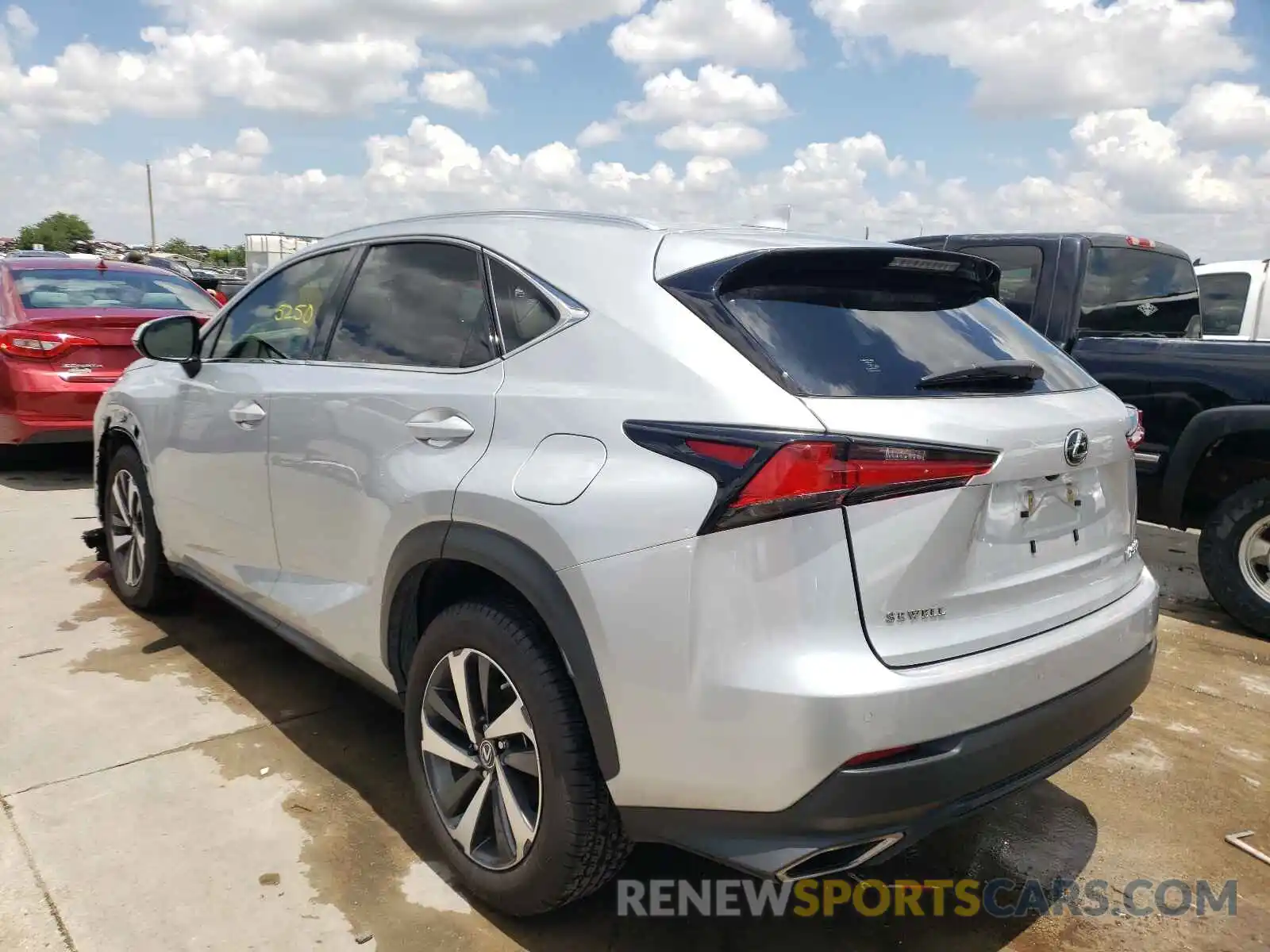 3 Photograph of a damaged car JTJYARBZ9K2130086 LEXUS NX 2019