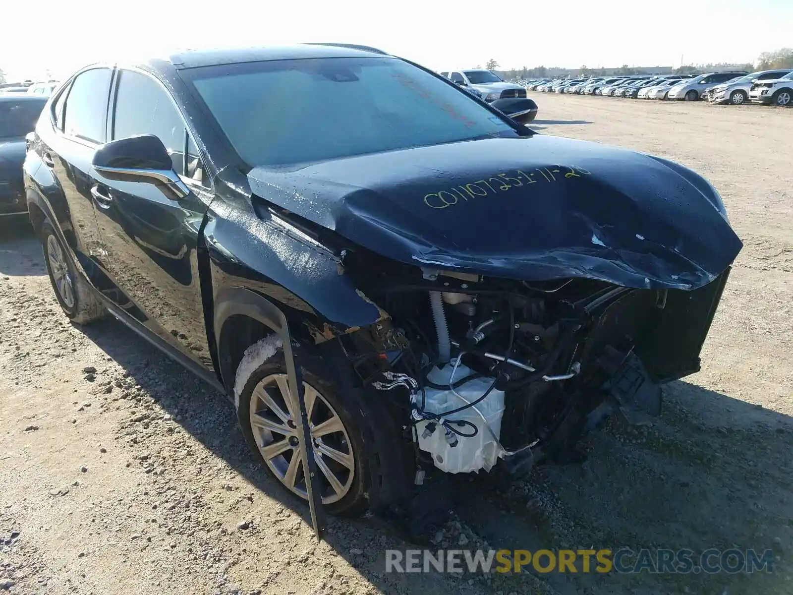 1 Photograph of a damaged car JTJYARBZ9K2131027 LEXUS NX 2019