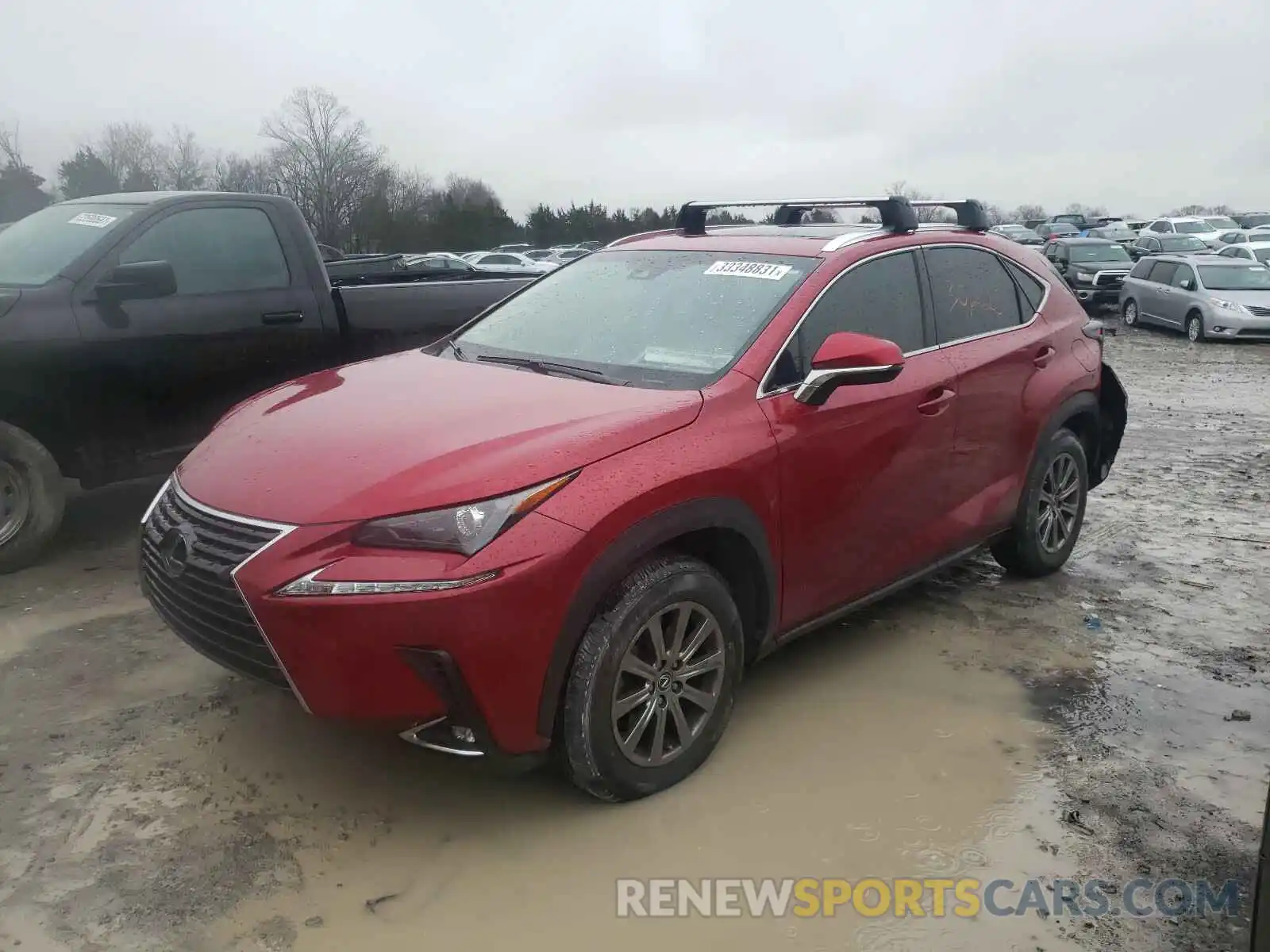 2 Фотография поврежденного автомобиля JTJYARBZ9K2131433 LEXUS NX 2019