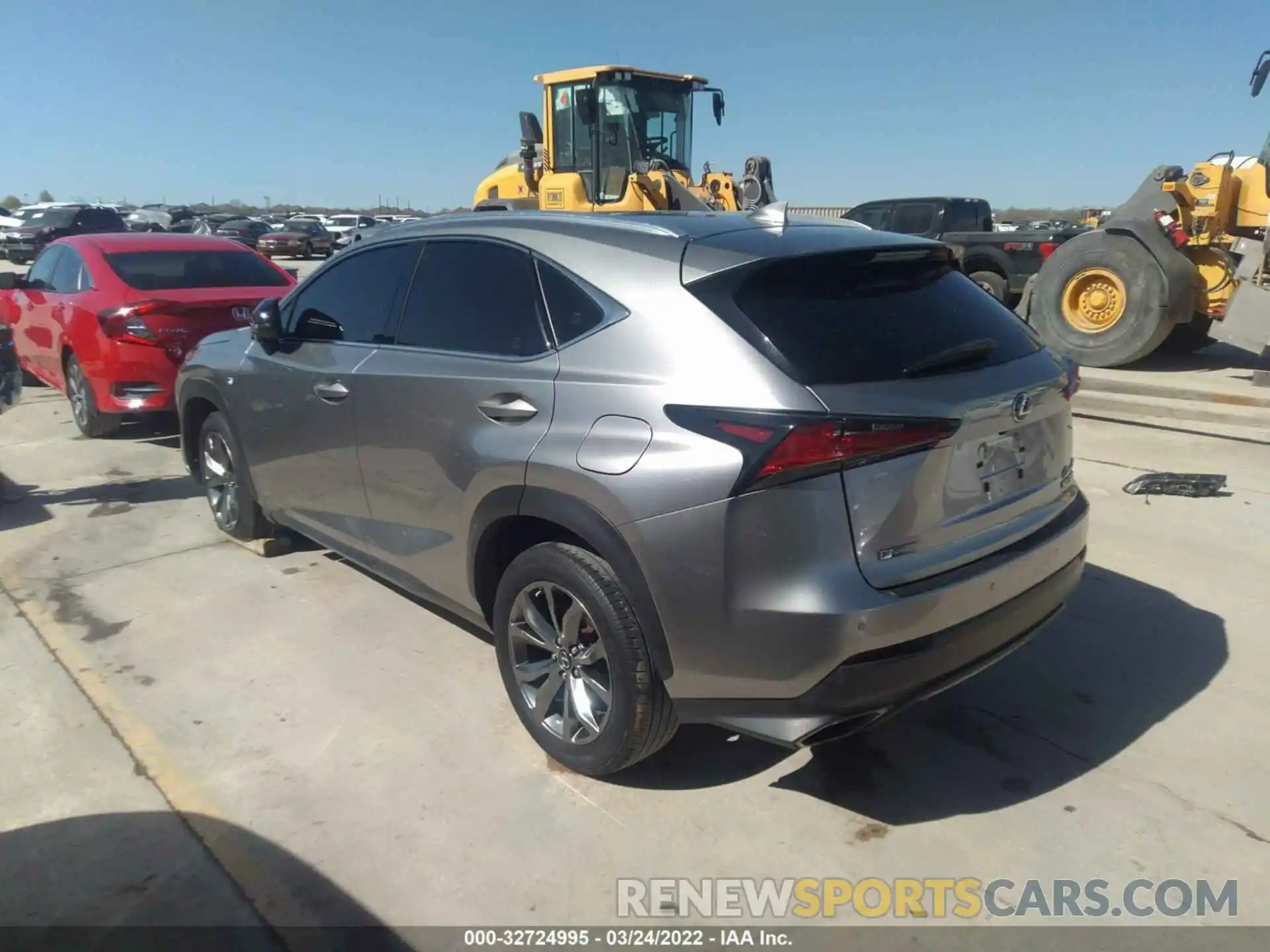 3 Фотография поврежденного автомобиля JTJYARBZ9K2131920 LEXUS NX 2019