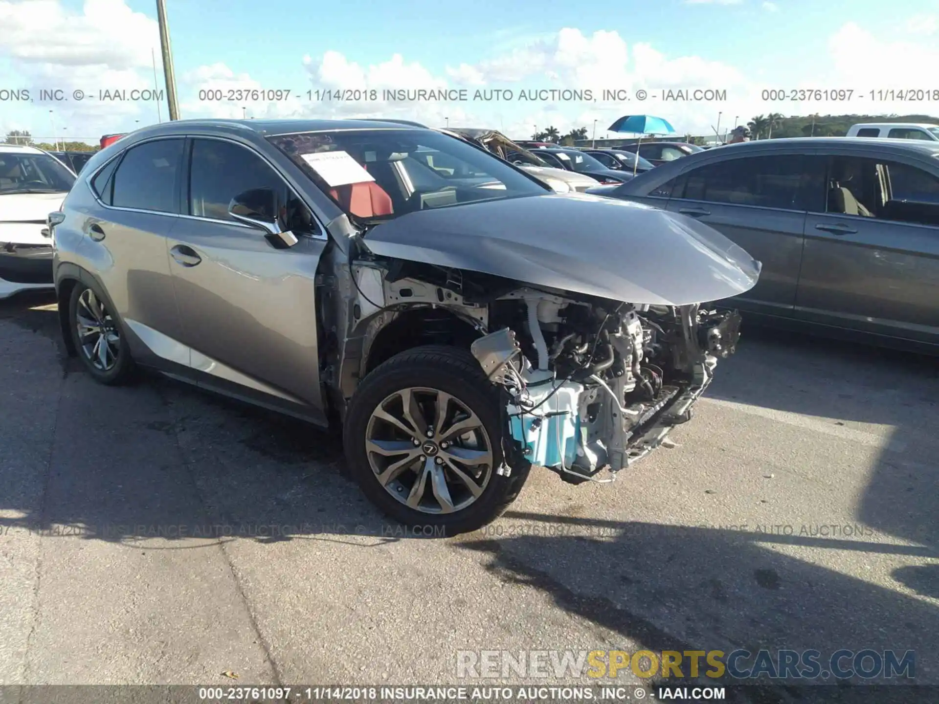 1 Photograph of a damaged car JTJYARBZ9K2132324 LEXUS NX 2019