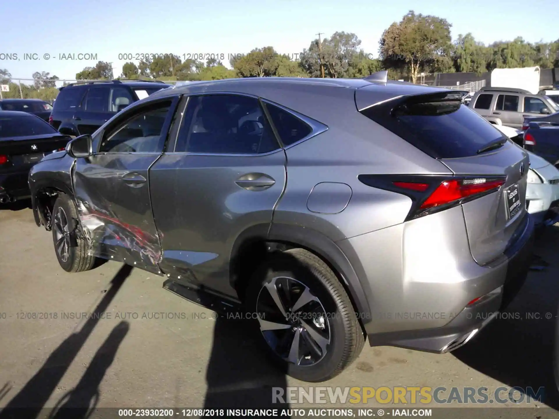 3 Фотография поврежденного автомобиля JTJYARBZ9K2134249 LEXUS NX 2019