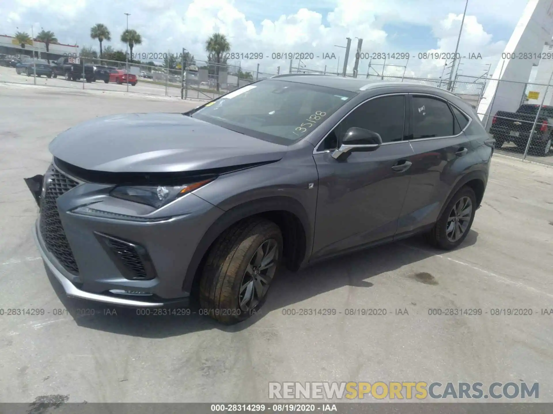 2 Photograph of a damaged car JTJYARBZ9K2135188 LEXUS NX 2019