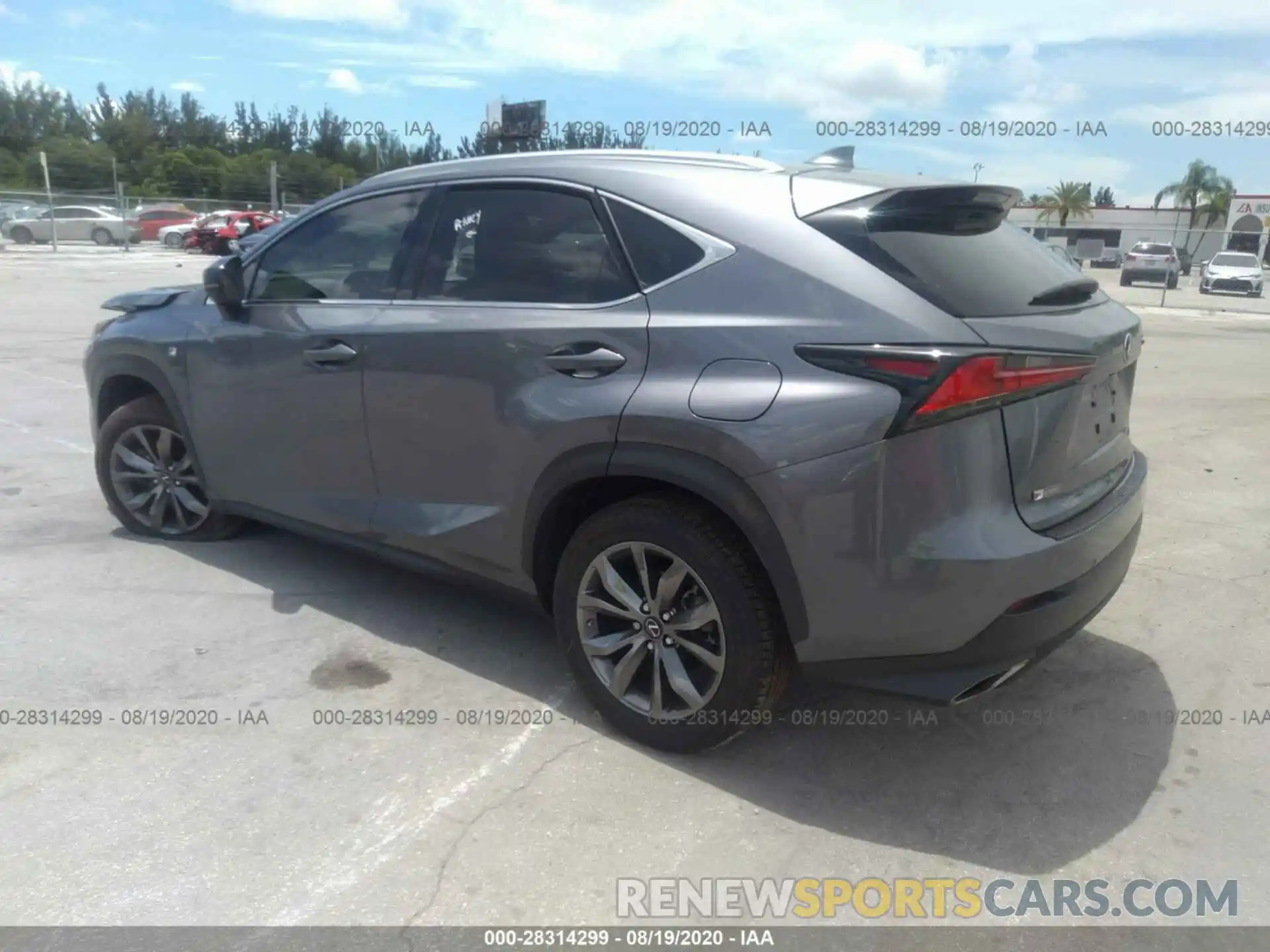 3 Фотография поврежденного автомобиля JTJYARBZ9K2135188 LEXUS NX 2019