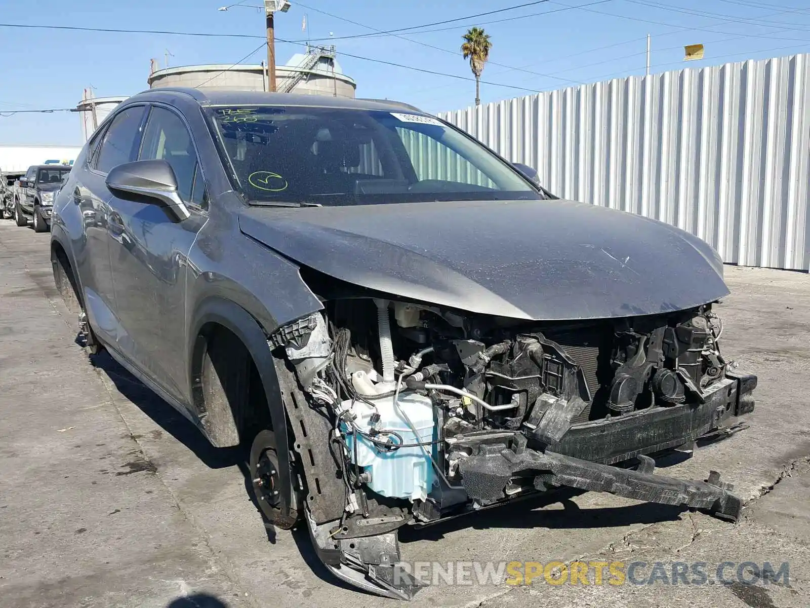 1 Photograph of a damaged car JTJYARBZ9K2135241 LEXUS NX 2019