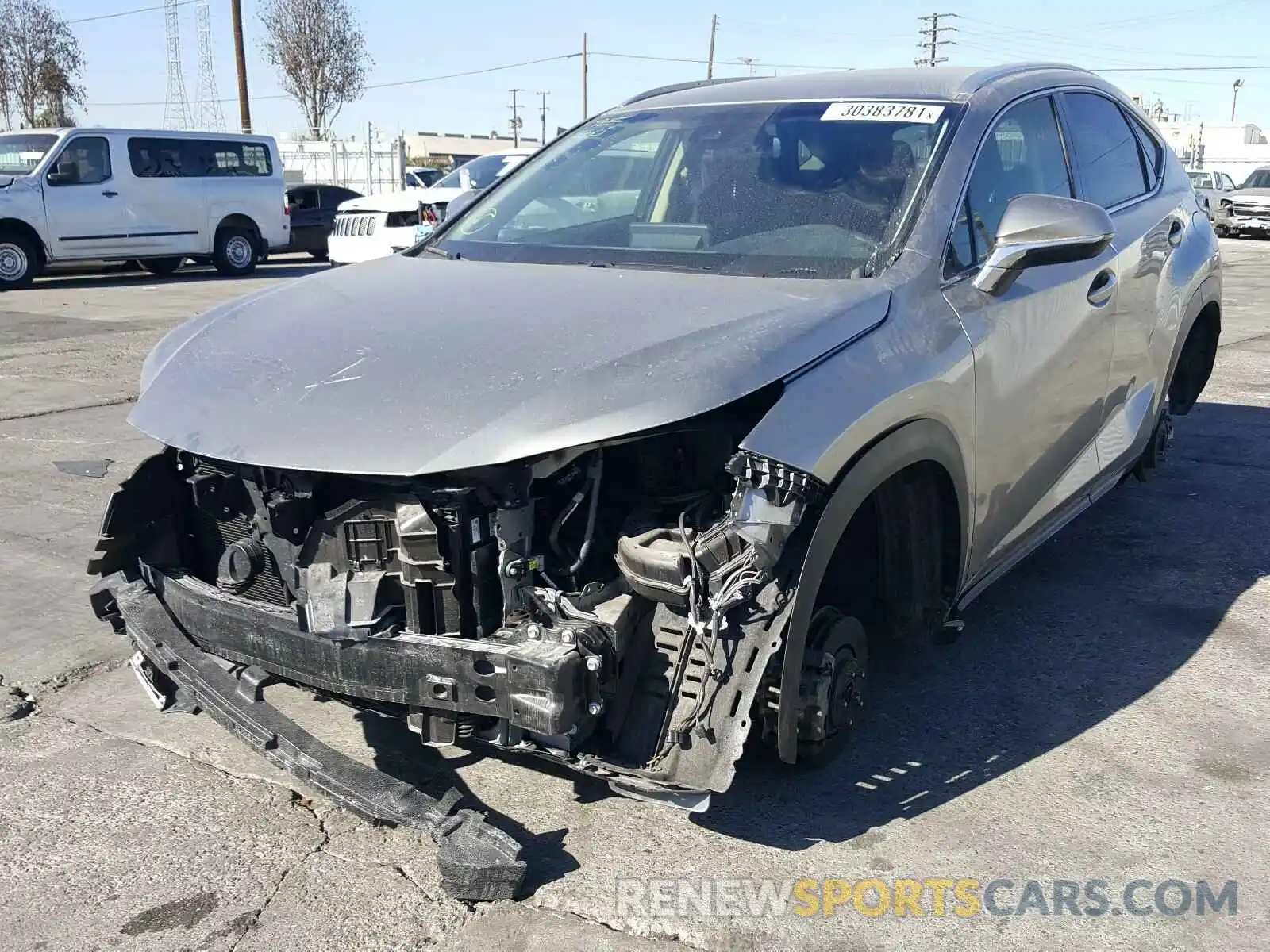 2 Photograph of a damaged car JTJYARBZ9K2135241 LEXUS NX 2019