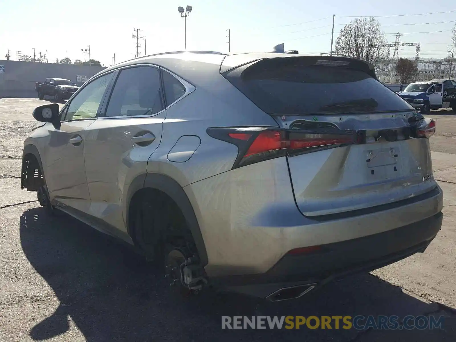 3 Фотография поврежденного автомобиля JTJYARBZ9K2135241 LEXUS NX 2019