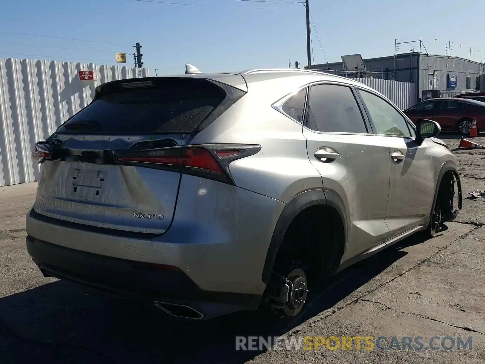 4 Фотография поврежденного автомобиля JTJYARBZ9K2135241 LEXUS NX 2019