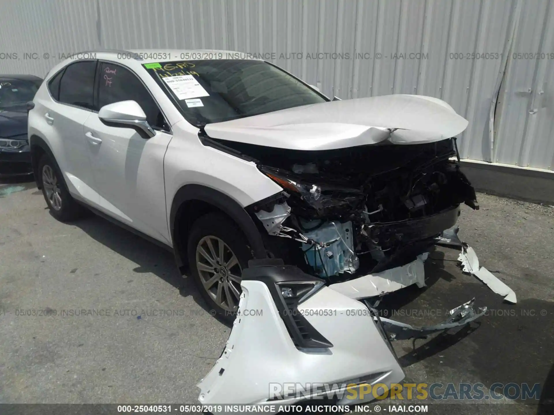 1 Photograph of a damaged car JTJYARBZ9K2135871 LEXUS NX 2019