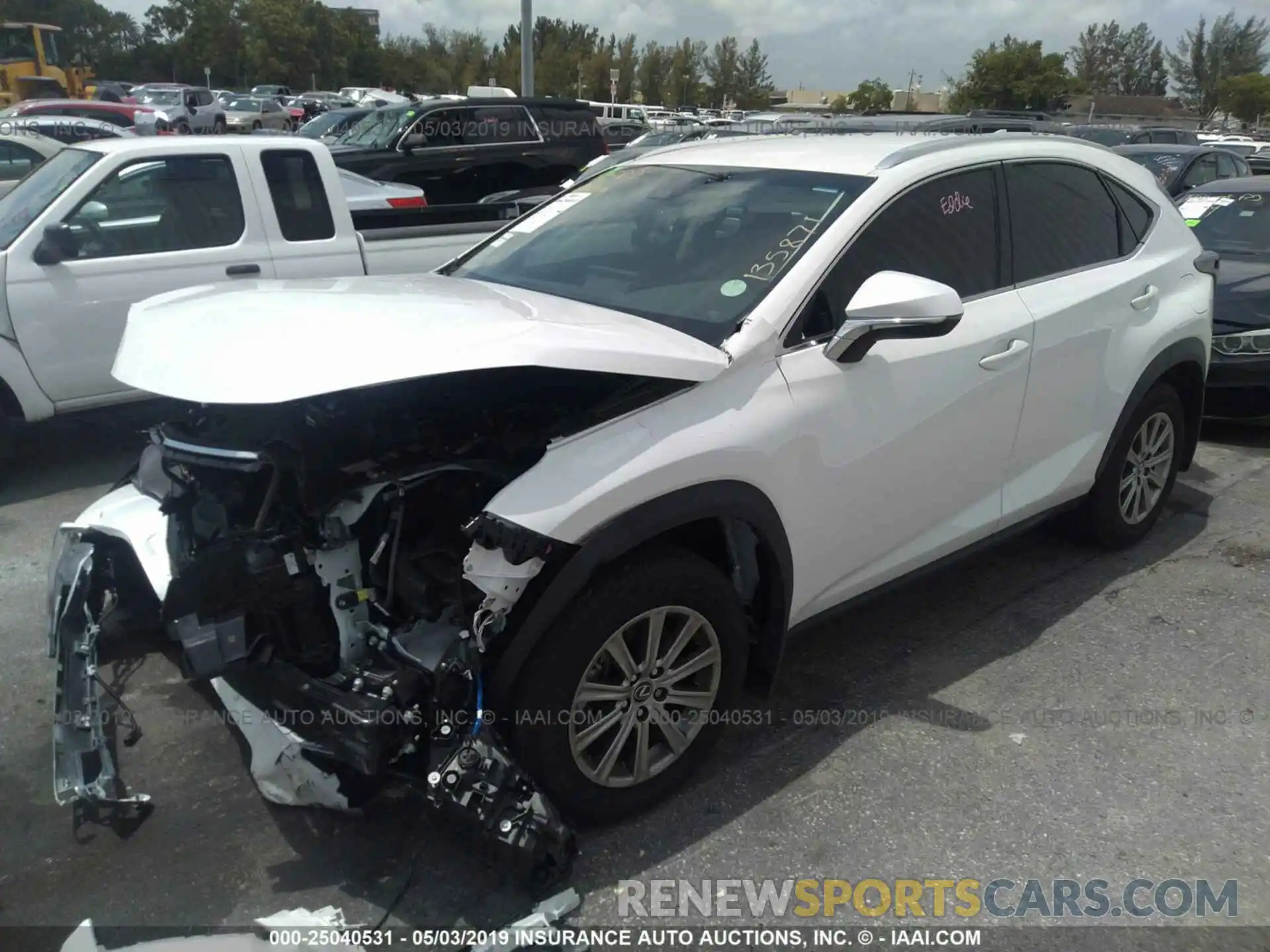 2 Photograph of a damaged car JTJYARBZ9K2135871 LEXUS NX 2019