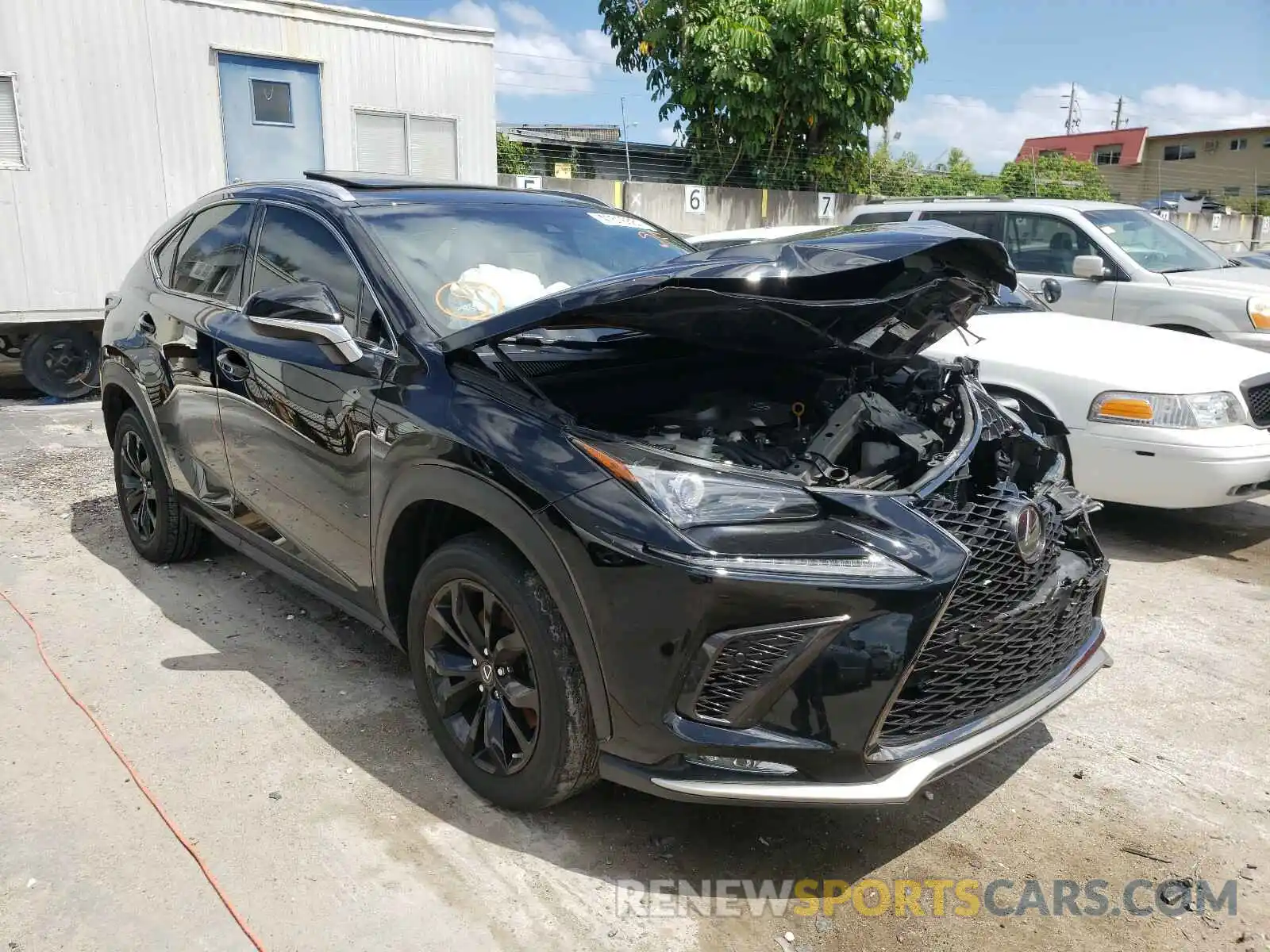 1 Фотография поврежденного автомобиля JTJYARBZ9K2138575 LEXUS NX 2019