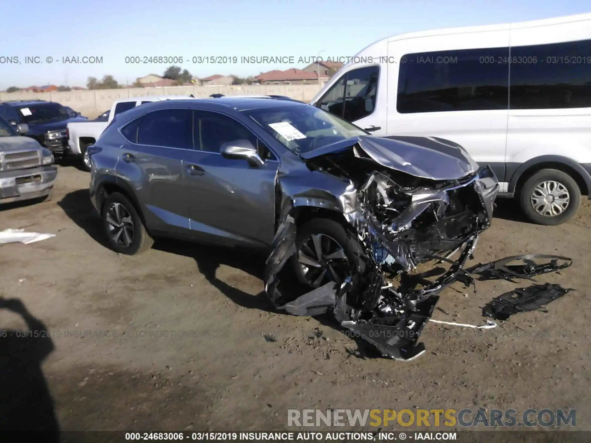 1 Photograph of a damaged car JTJYARBZ9K2138804 LEXUS NX 2019