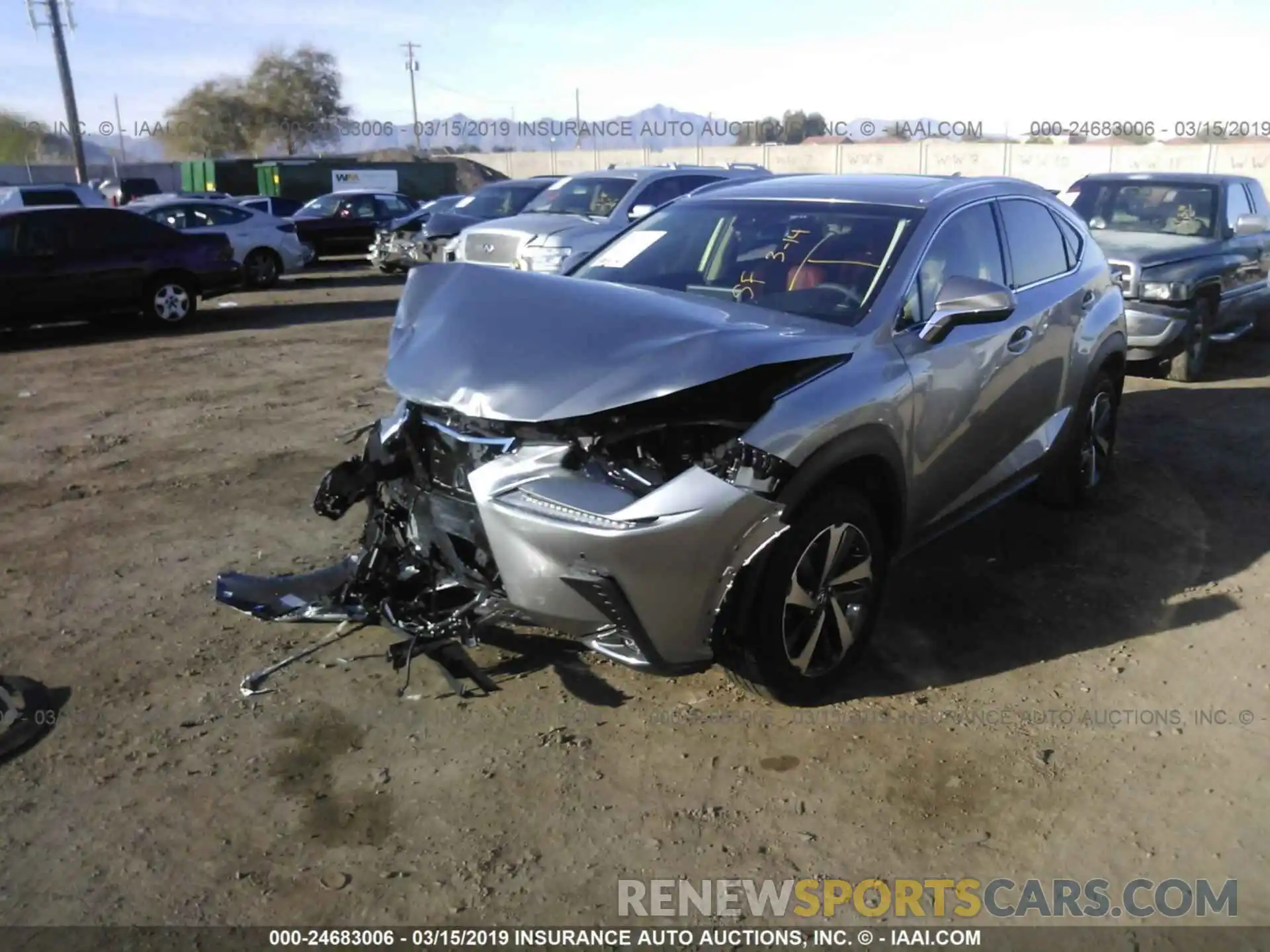 2 Photograph of a damaged car JTJYARBZ9K2138804 LEXUS NX 2019