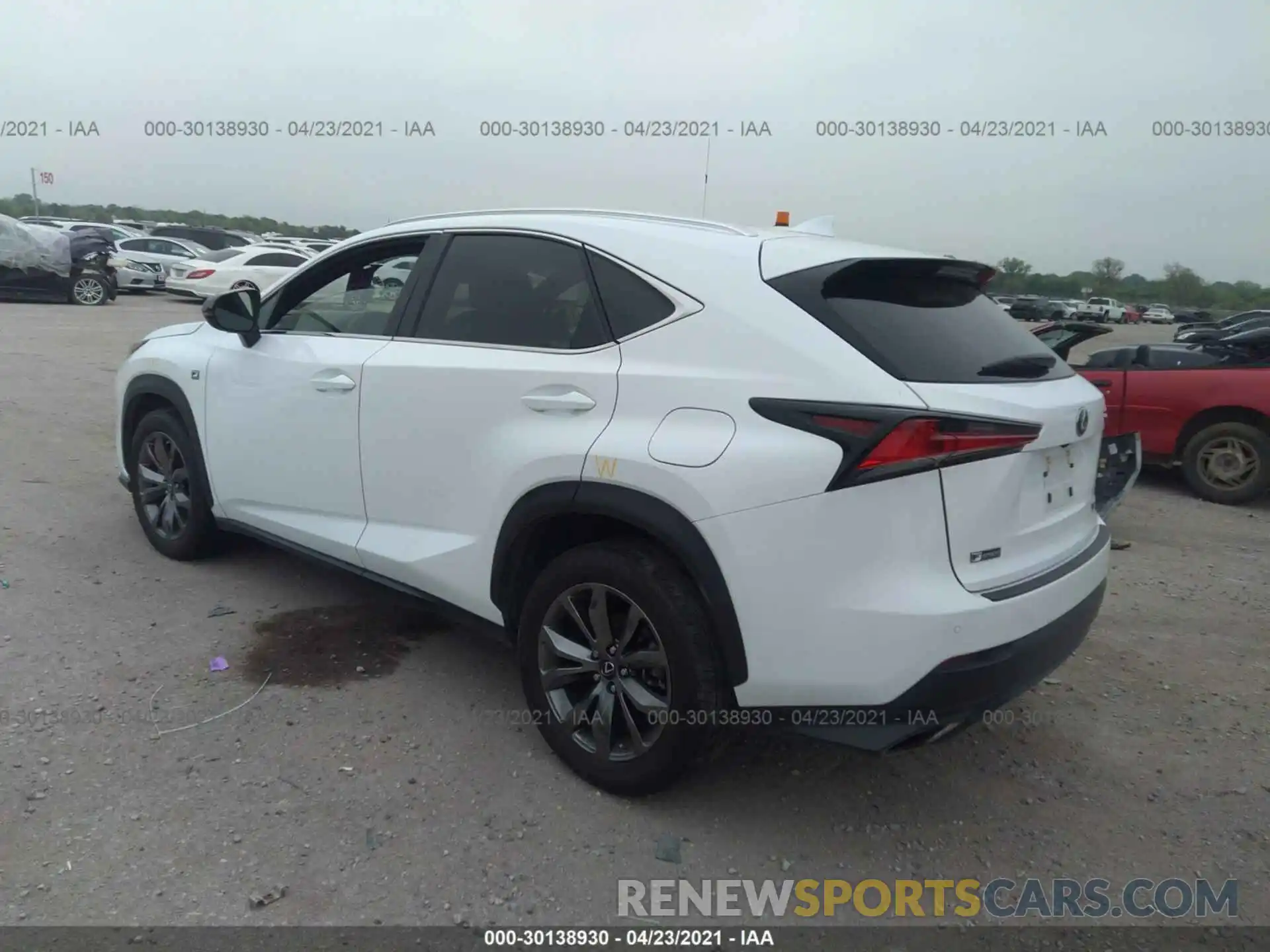 3 Фотография поврежденного автомобиля JTJYARBZ9K2141640 LEXUS NX 2019