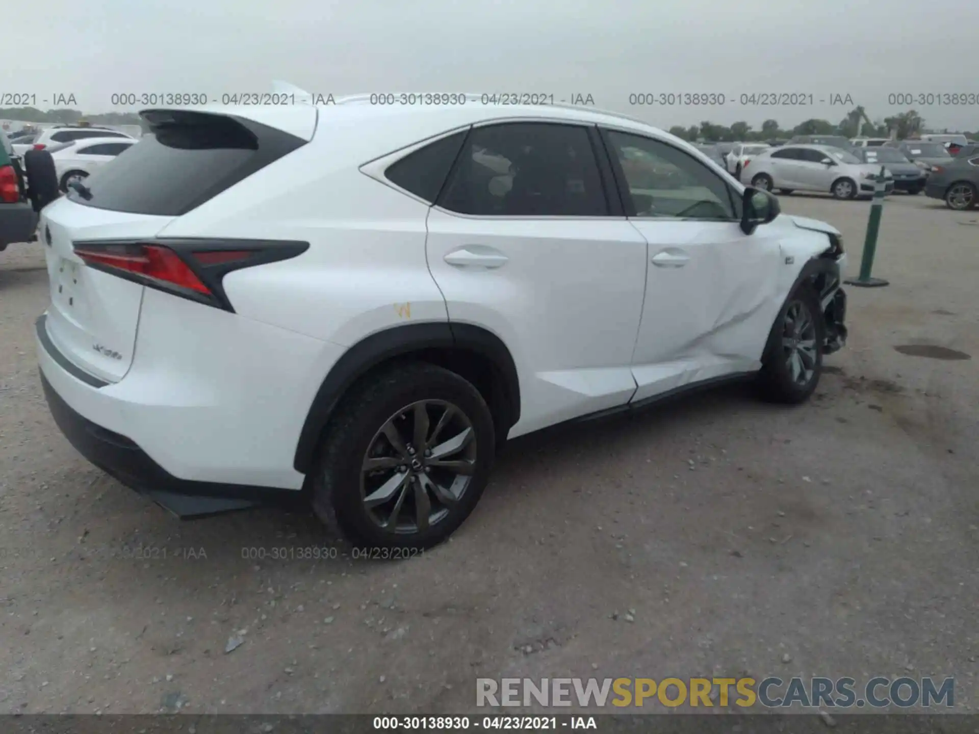 4 Фотография поврежденного автомобиля JTJYARBZ9K2141640 LEXUS NX 2019