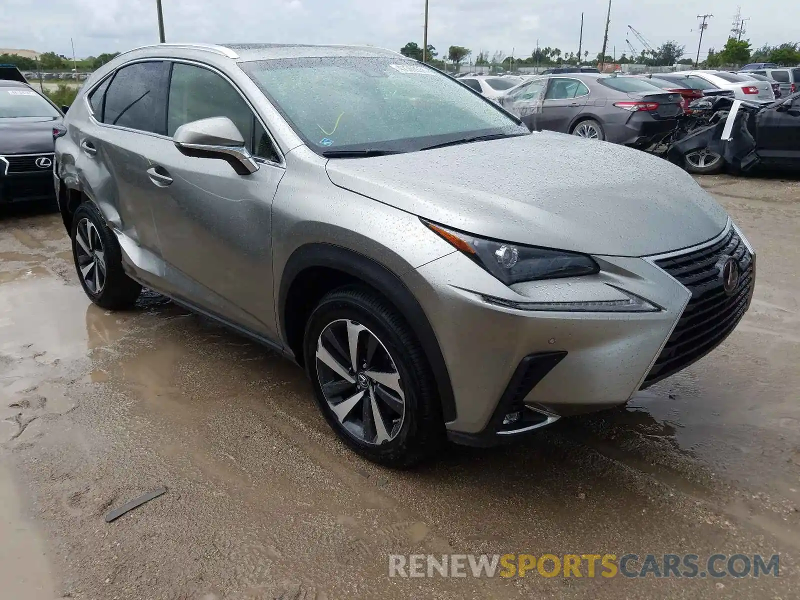 1 Photograph of a damaged car JTJYARBZ9K2145722 LEXUS NX 2019