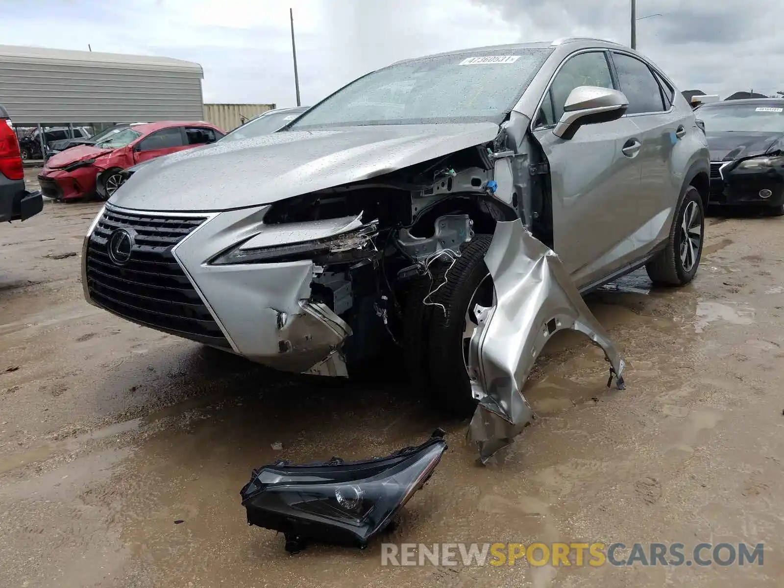 2 Photograph of a damaged car JTJYARBZ9K2145722 LEXUS NX 2019