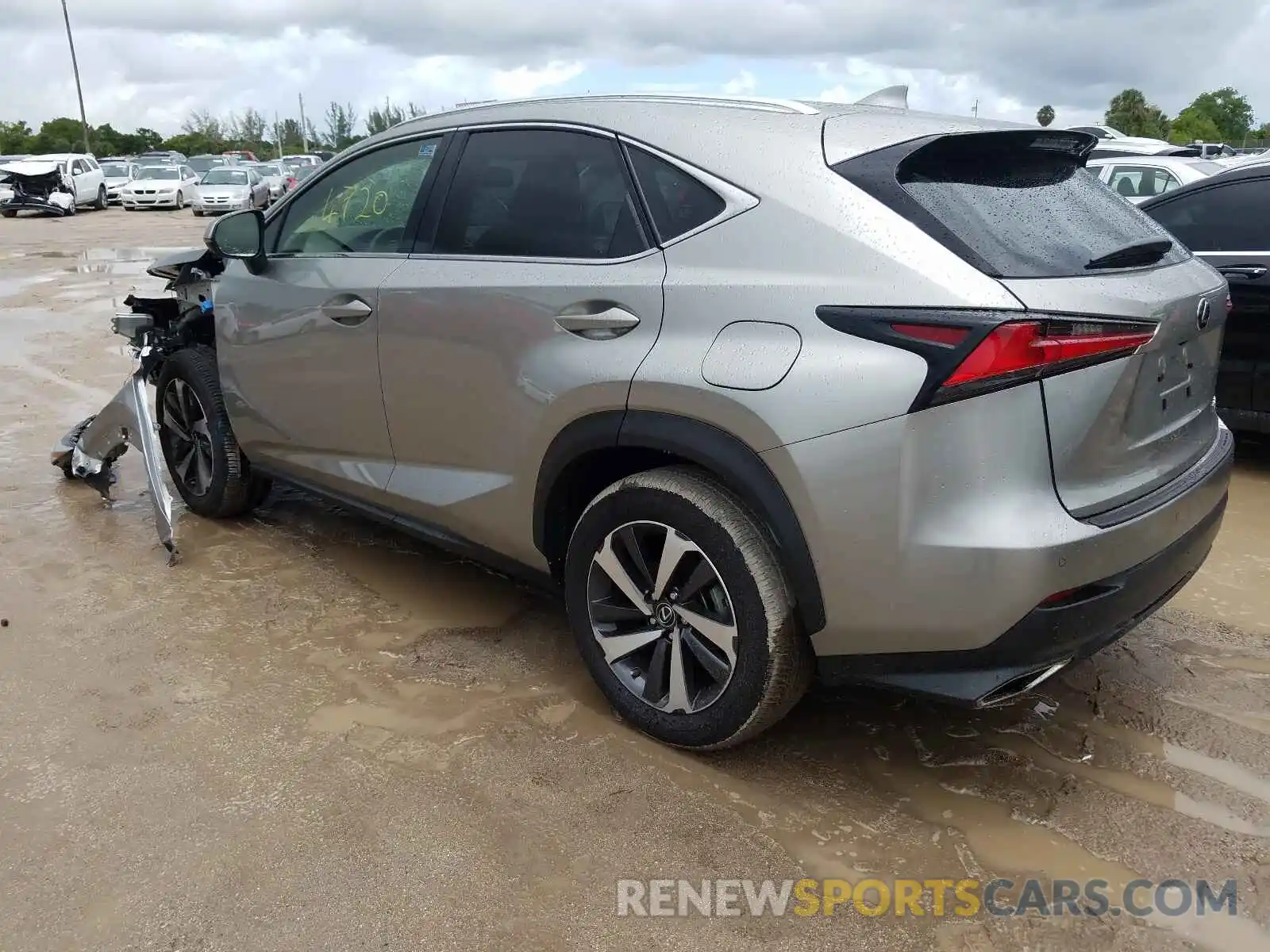 3 Фотография поврежденного автомобиля JTJYARBZ9K2145722 LEXUS NX 2019