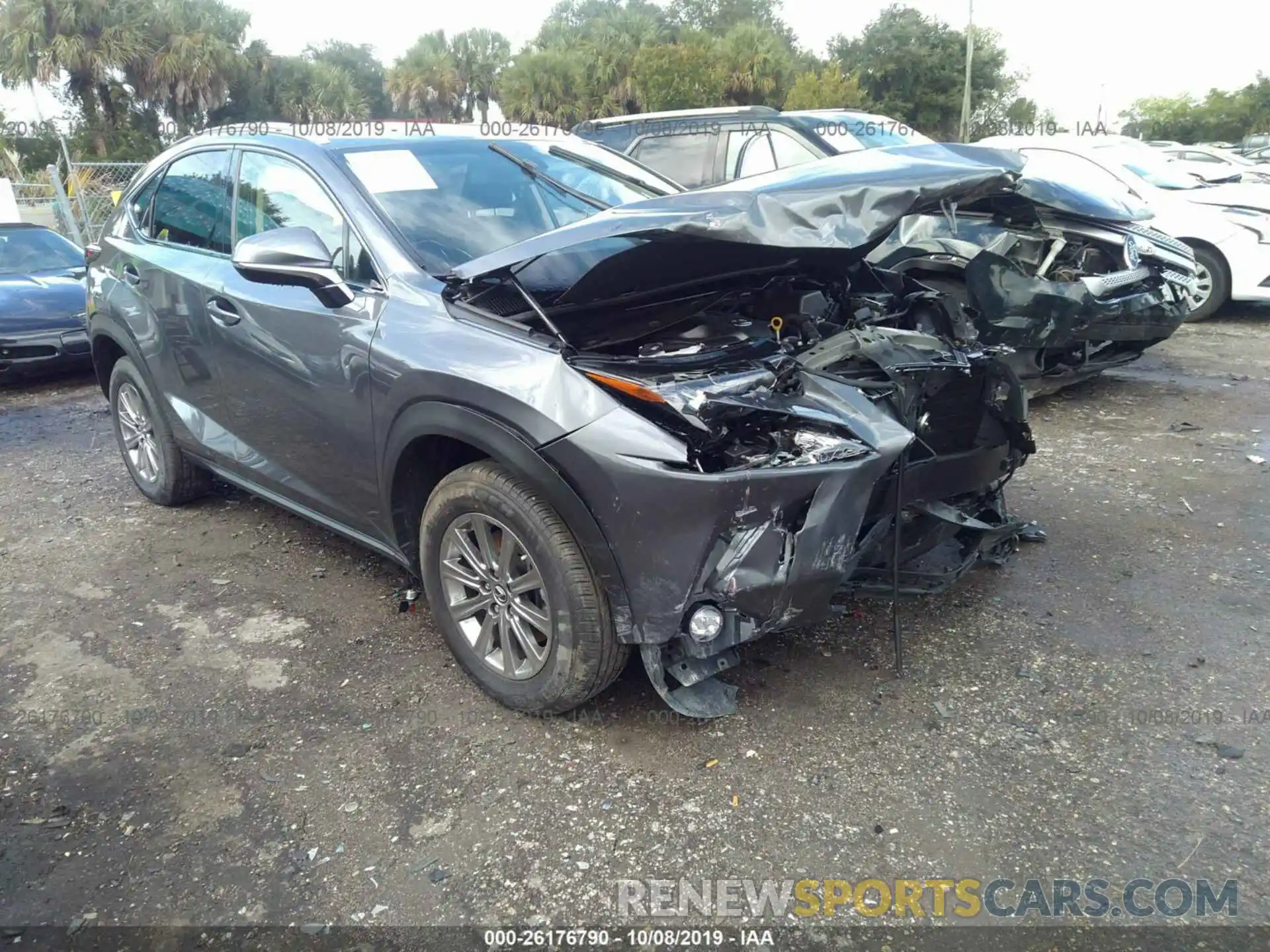 1 Photograph of a damaged car JTJYARBZ9K2146210 LEXUS NX 2019