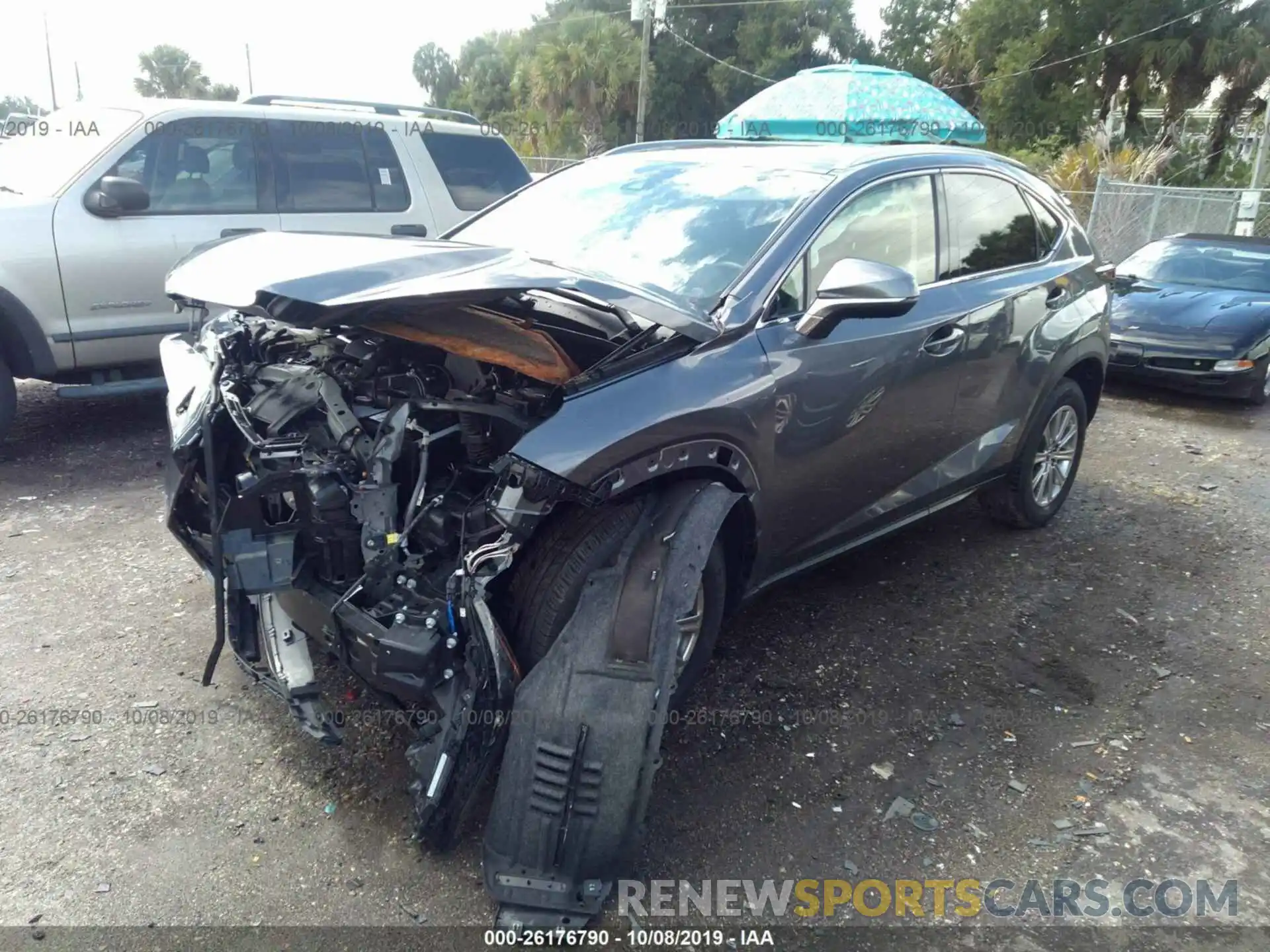 2 Photograph of a damaged car JTJYARBZ9K2146210 LEXUS NX 2019