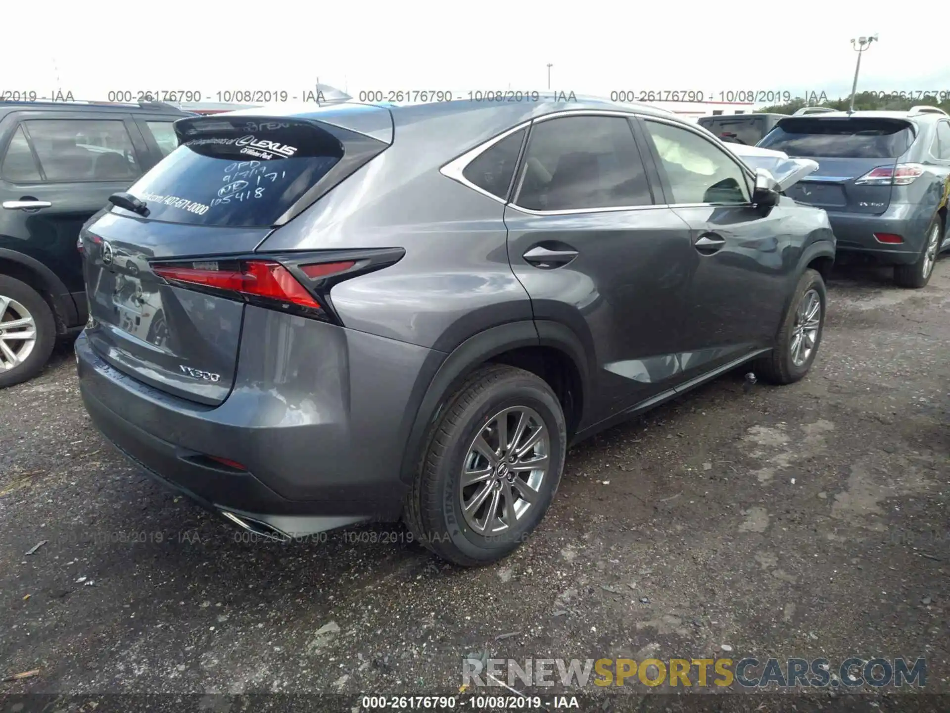 4 Фотография поврежденного автомобиля JTJYARBZ9K2146210 LEXUS NX 2019