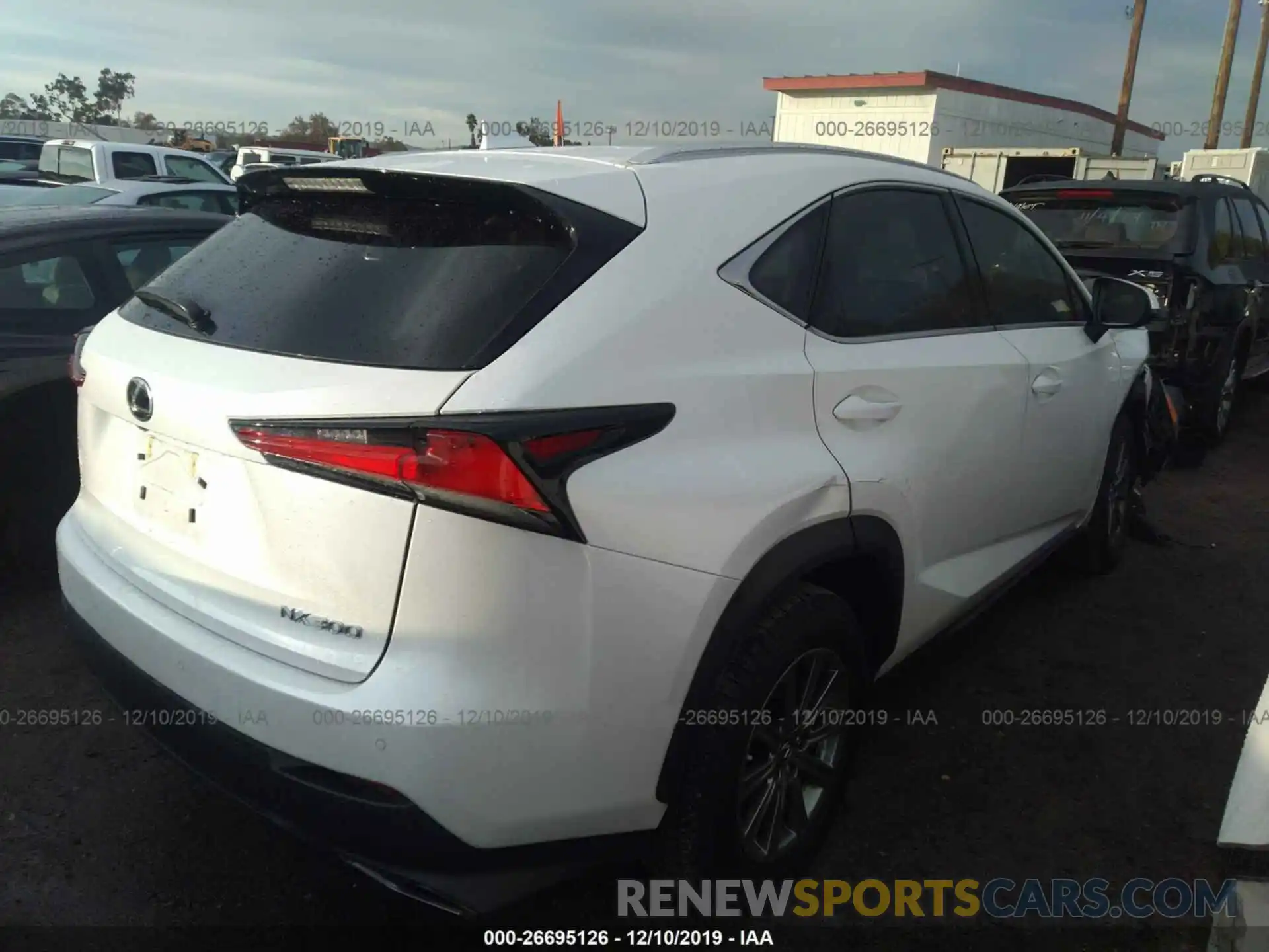 4 Photograph of a damaged car JTJYARBZ9K2146448 LEXUS NX 2019