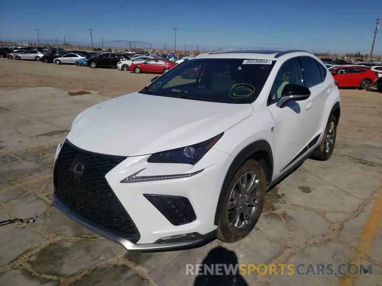 2 Фотография поврежденного автомобиля JTJYARBZ9K2147311 LEXUS NX 2019