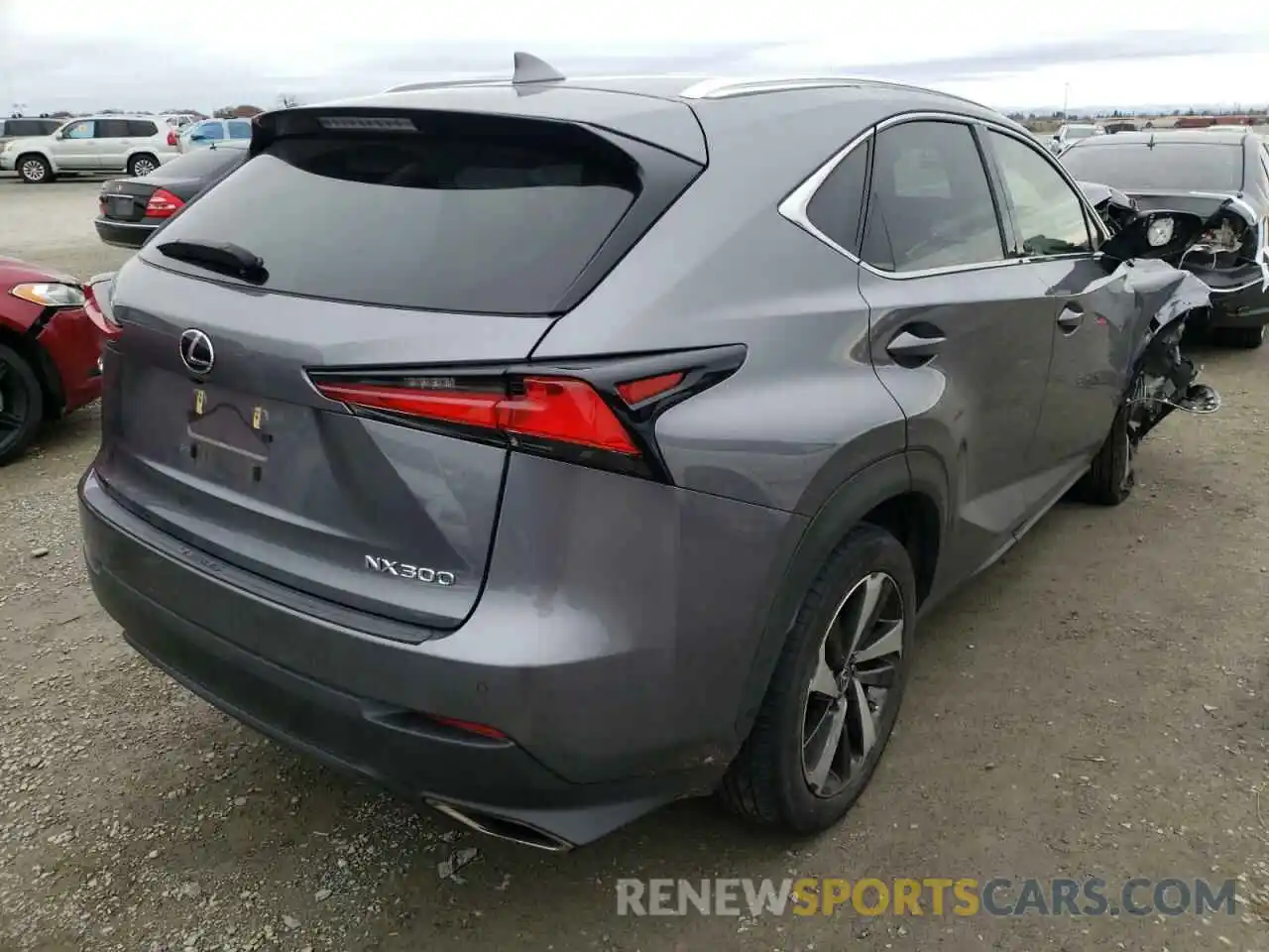 4 Фотография поврежденного автомобиля JTJYARBZ9K2152332 LEXUS NX 2019