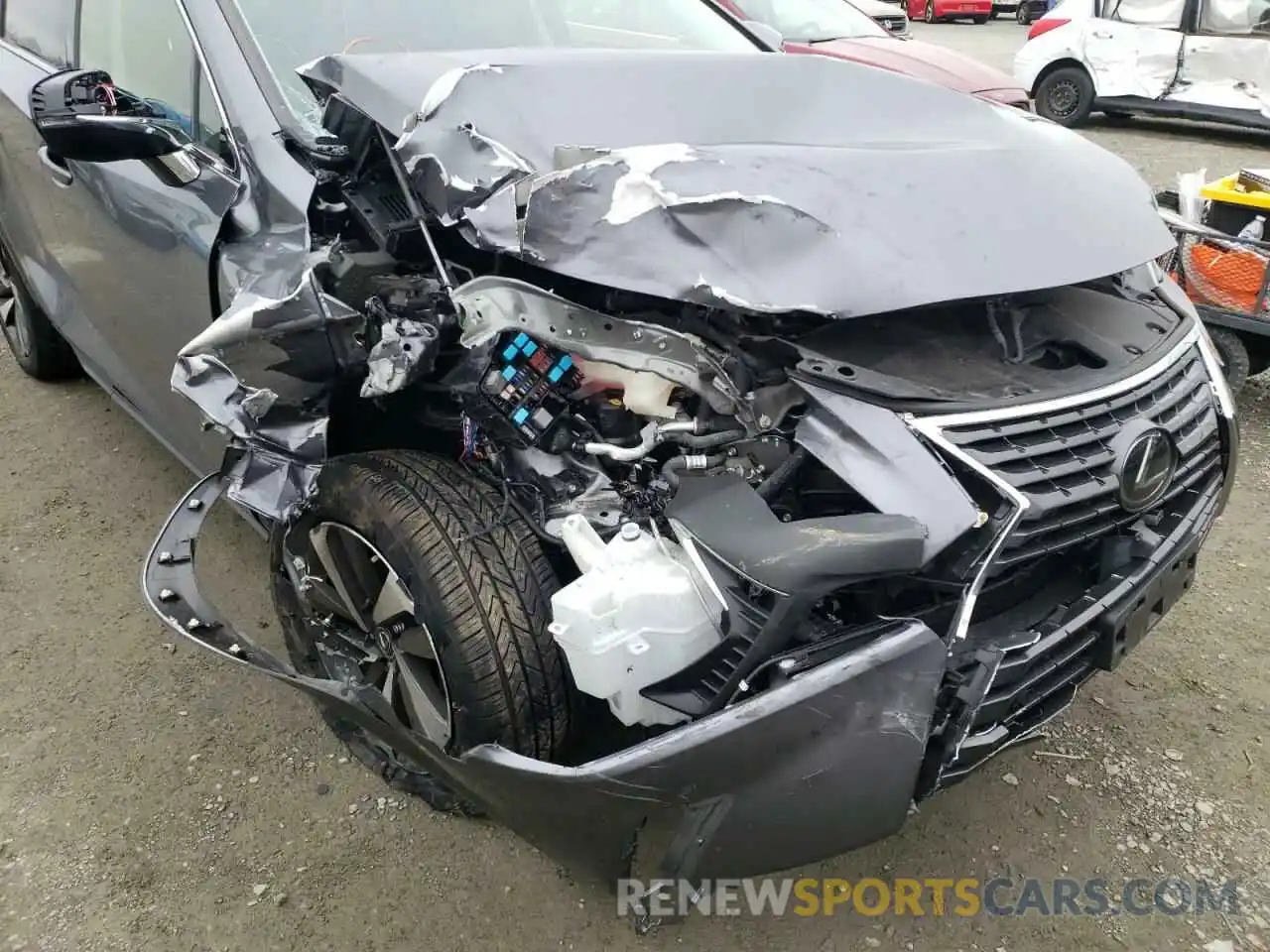 9 Photograph of a damaged car JTJYARBZ9K2152332 LEXUS NX 2019