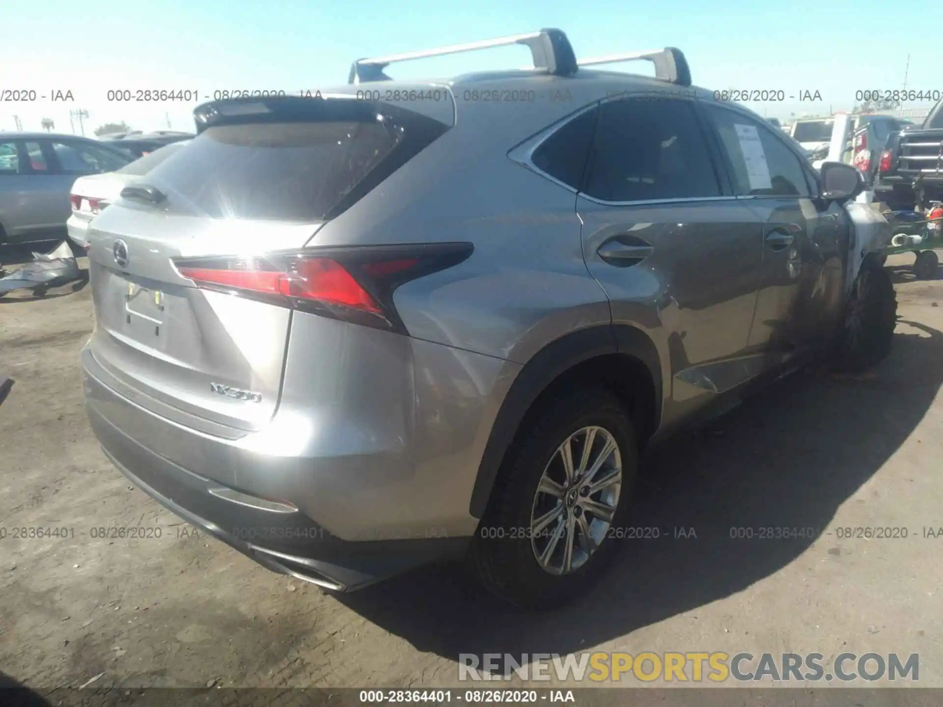 4 Фотография поврежденного автомобиля JTJYARBZ9K2154226 LEXUS NX 2019