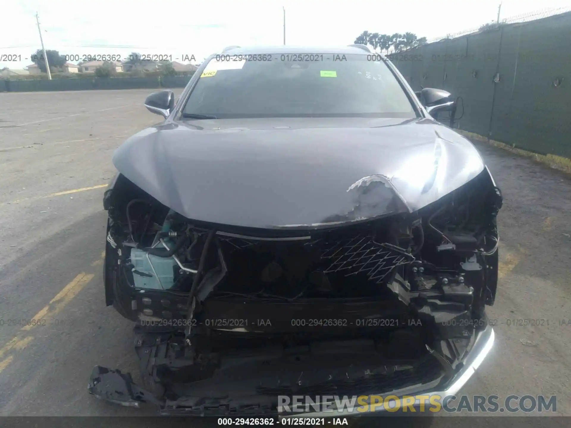 6 Фотография поврежденного автомобиля JTJYARBZ9K2156011 LEXUS NX 2019