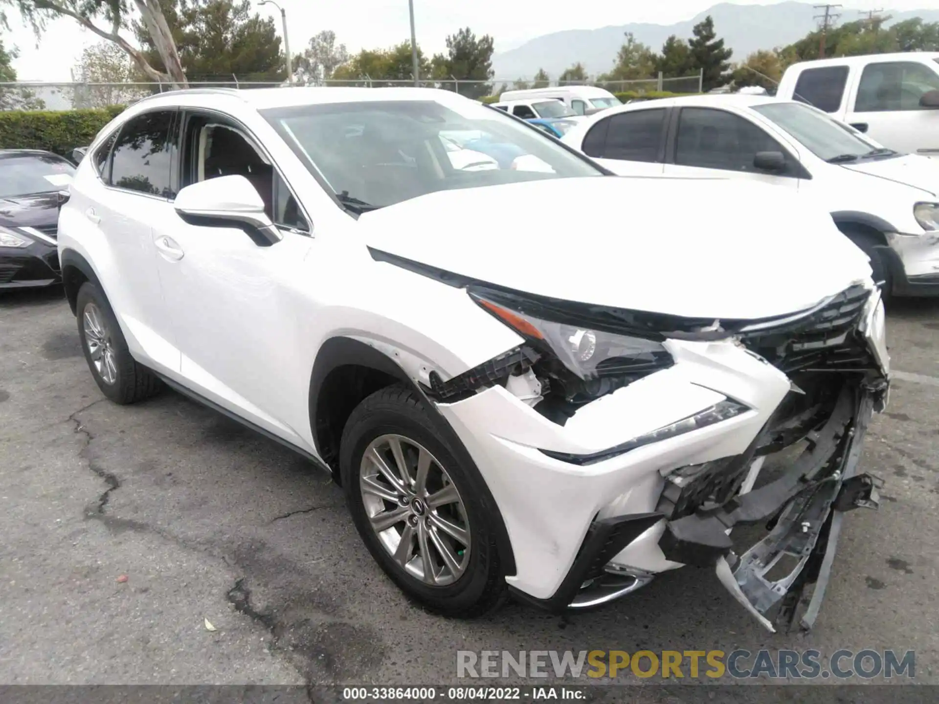 1 Photograph of a damaged car JTJYARBZ9K2156140 LEXUS NX 2019