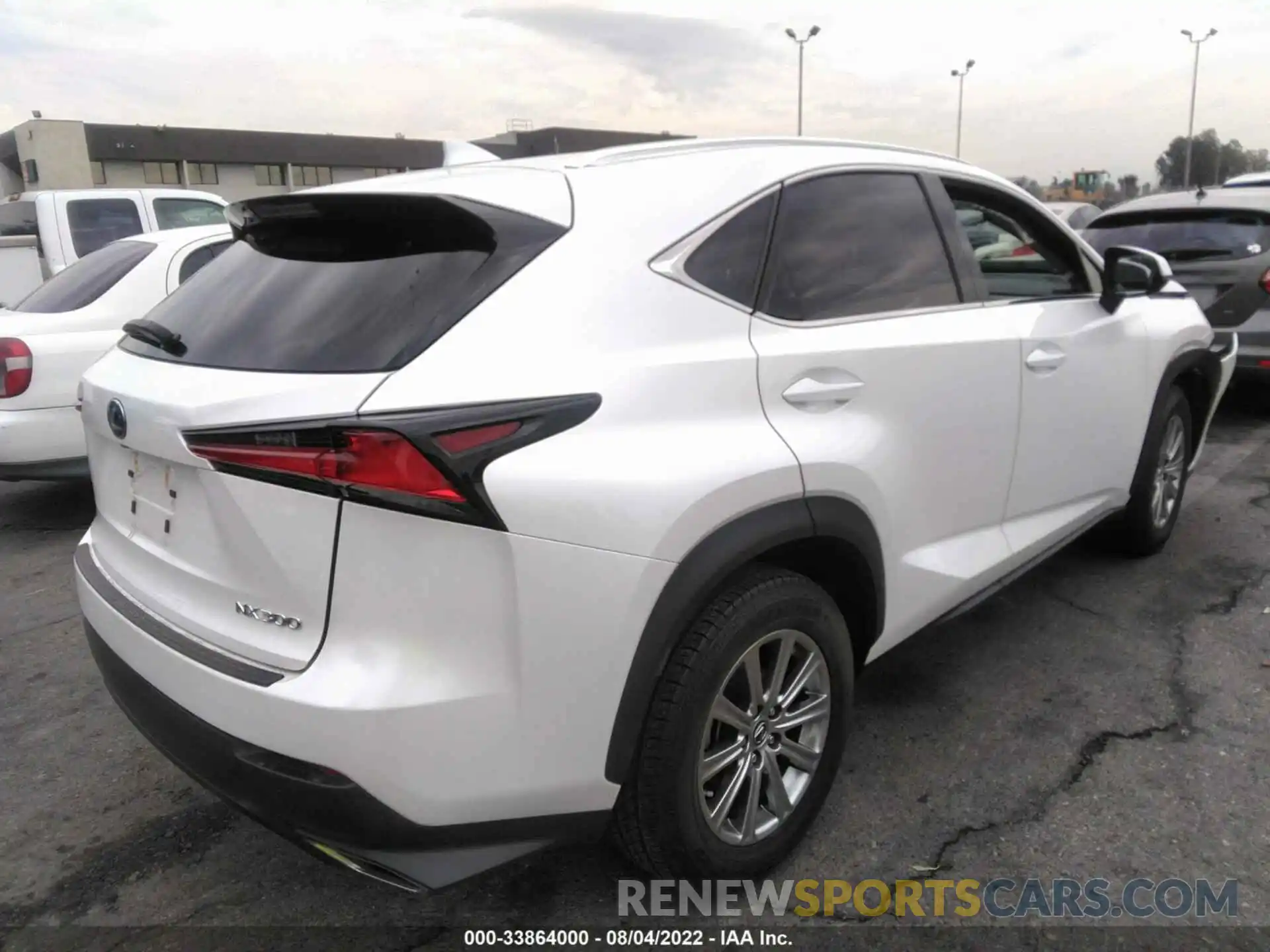 4 Photograph of a damaged car JTJYARBZ9K2156140 LEXUS NX 2019