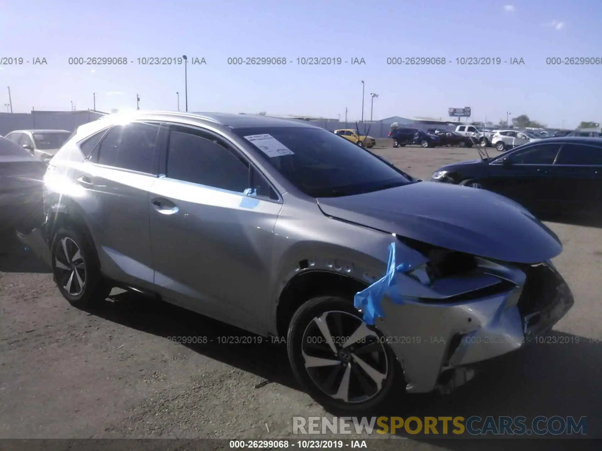 1 Photograph of a damaged car JTJYARBZ9K2157224 LEXUS NX 2019