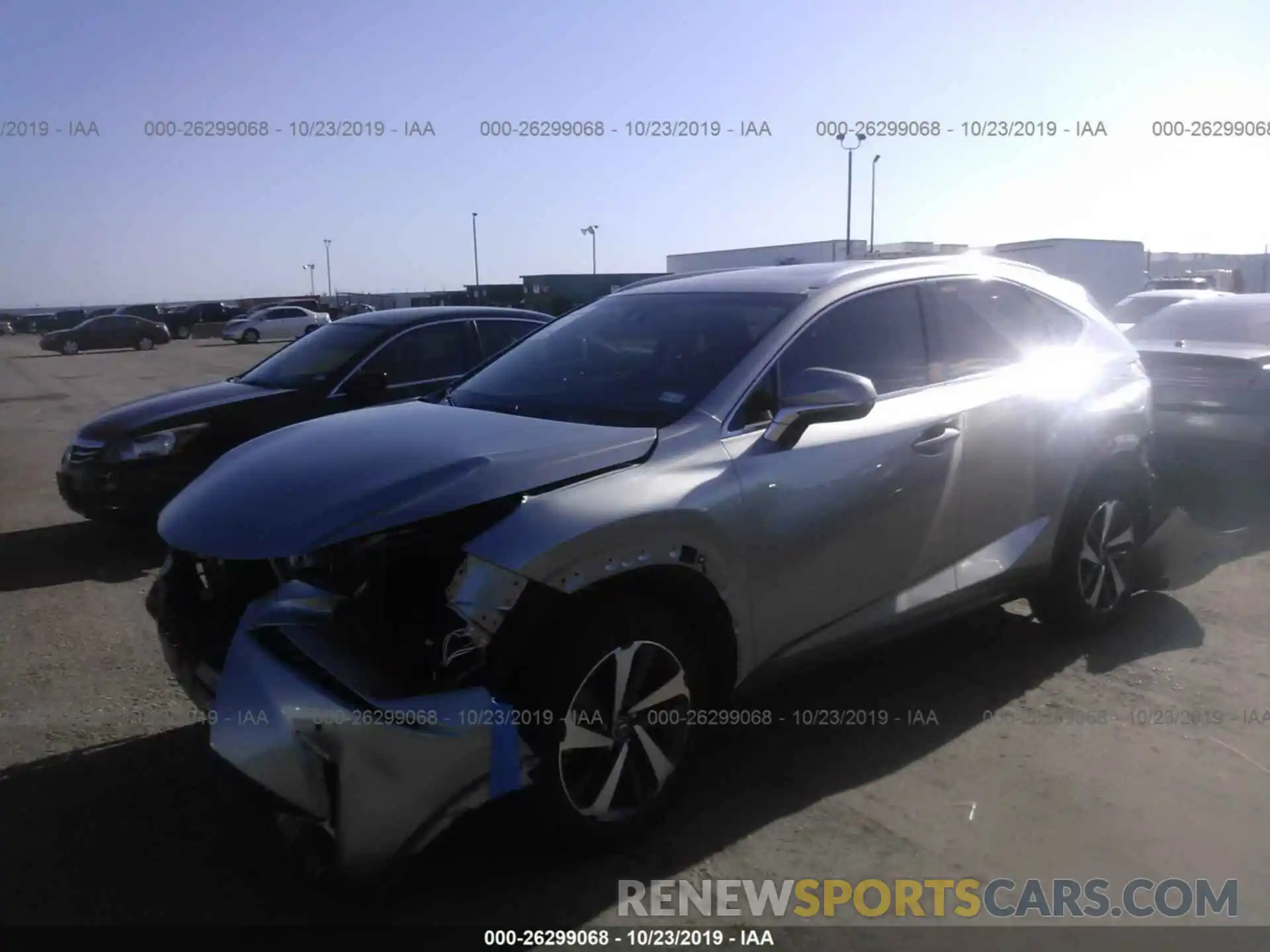 2 Photograph of a damaged car JTJYARBZ9K2157224 LEXUS NX 2019