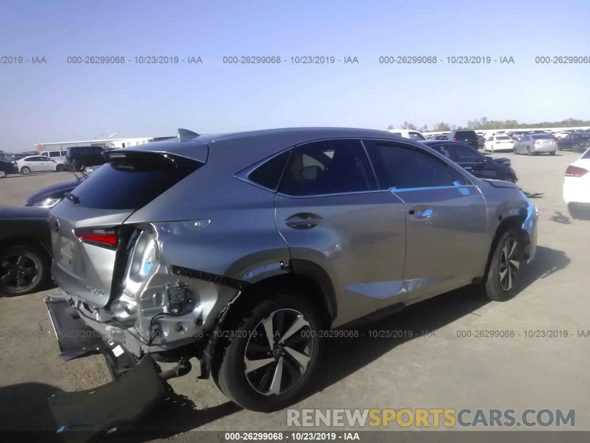 4 Фотография поврежденного автомобиля JTJYARBZ9K2157224 LEXUS NX 2019