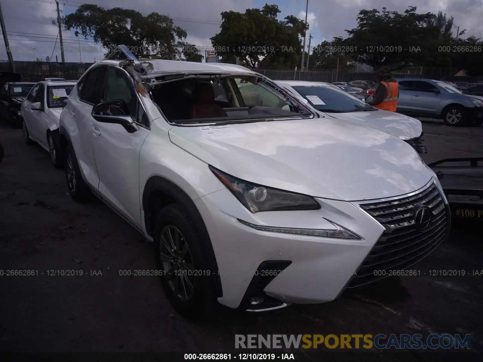 1 Photograph of a damaged car JTJYARBZ9K2157451 LEXUS NX 2019